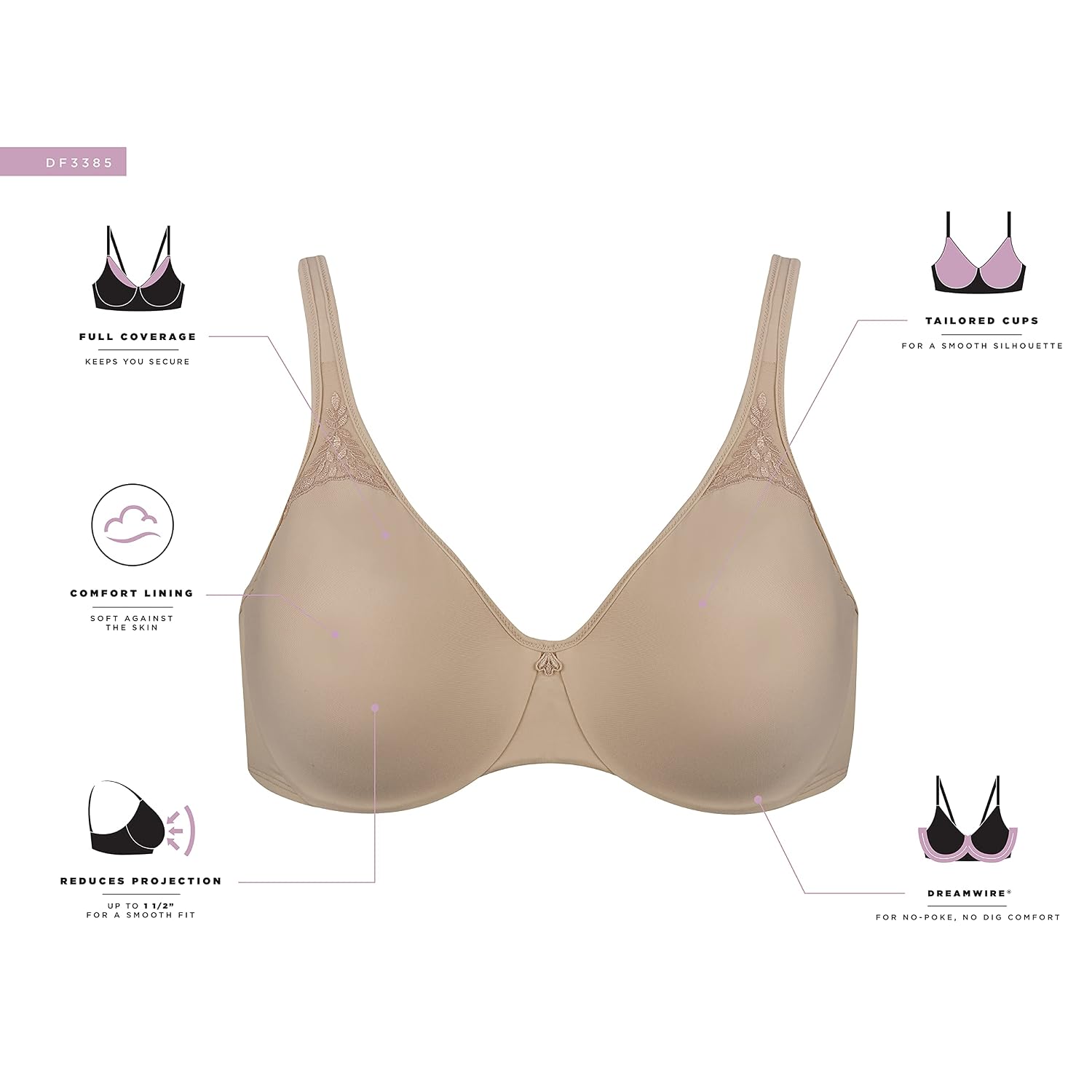 Bali Passion for Comfort Minimizer Bra — image 4
