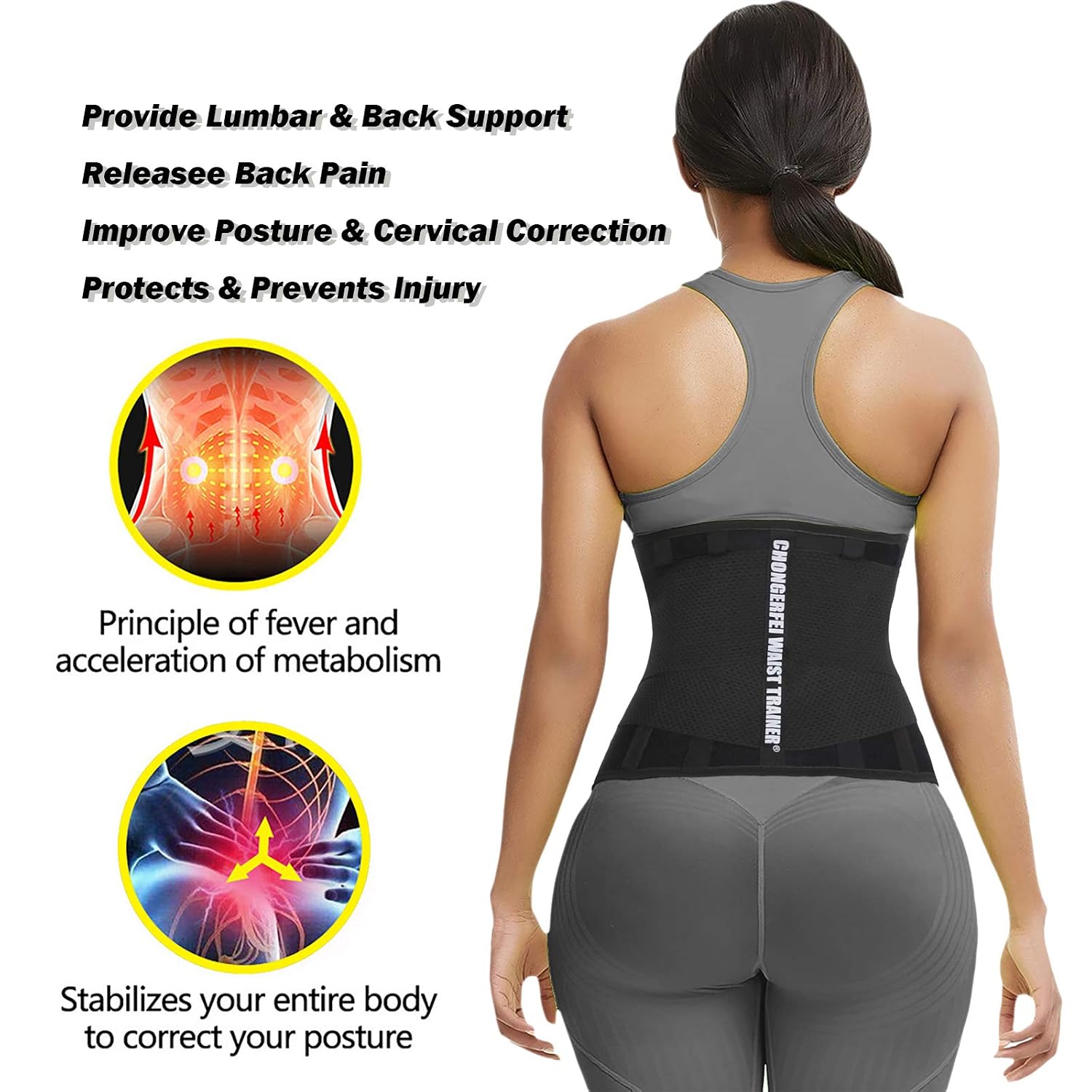 ChongErfei Waist Trainer Belt for Women and Men — image 5