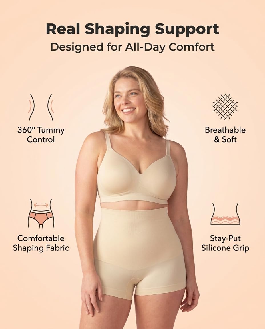 SHAPERMINT High-Waisted Firm Boyshorts Shapewear — image 4