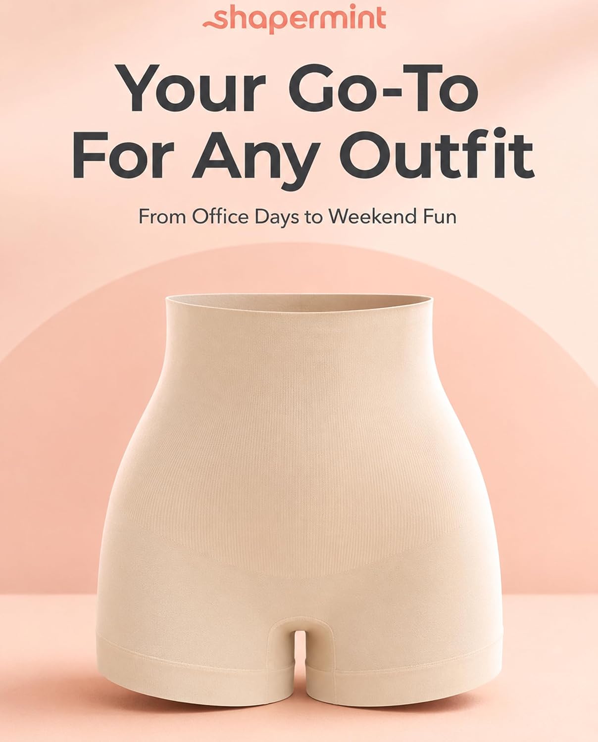 SHAPERMINT High-Waisted Firm Boyshorts Shapewear — image 6