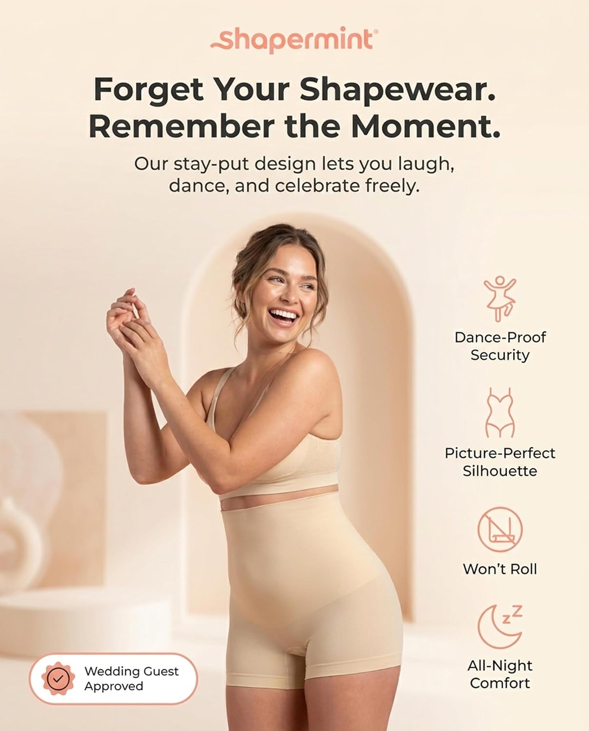 SHAPERMINT High-Waisted Firm Boyshorts Shapewear — image 7