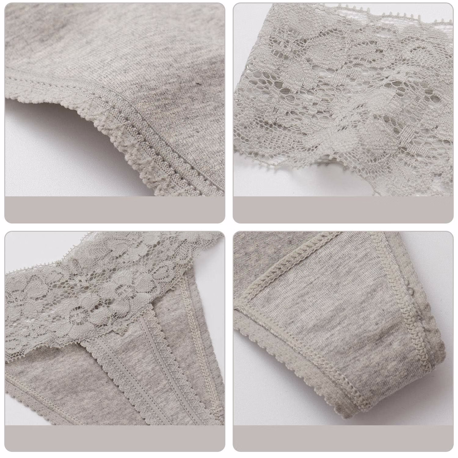 ANNYISON Seamless Lace Thongs for Women — image 4