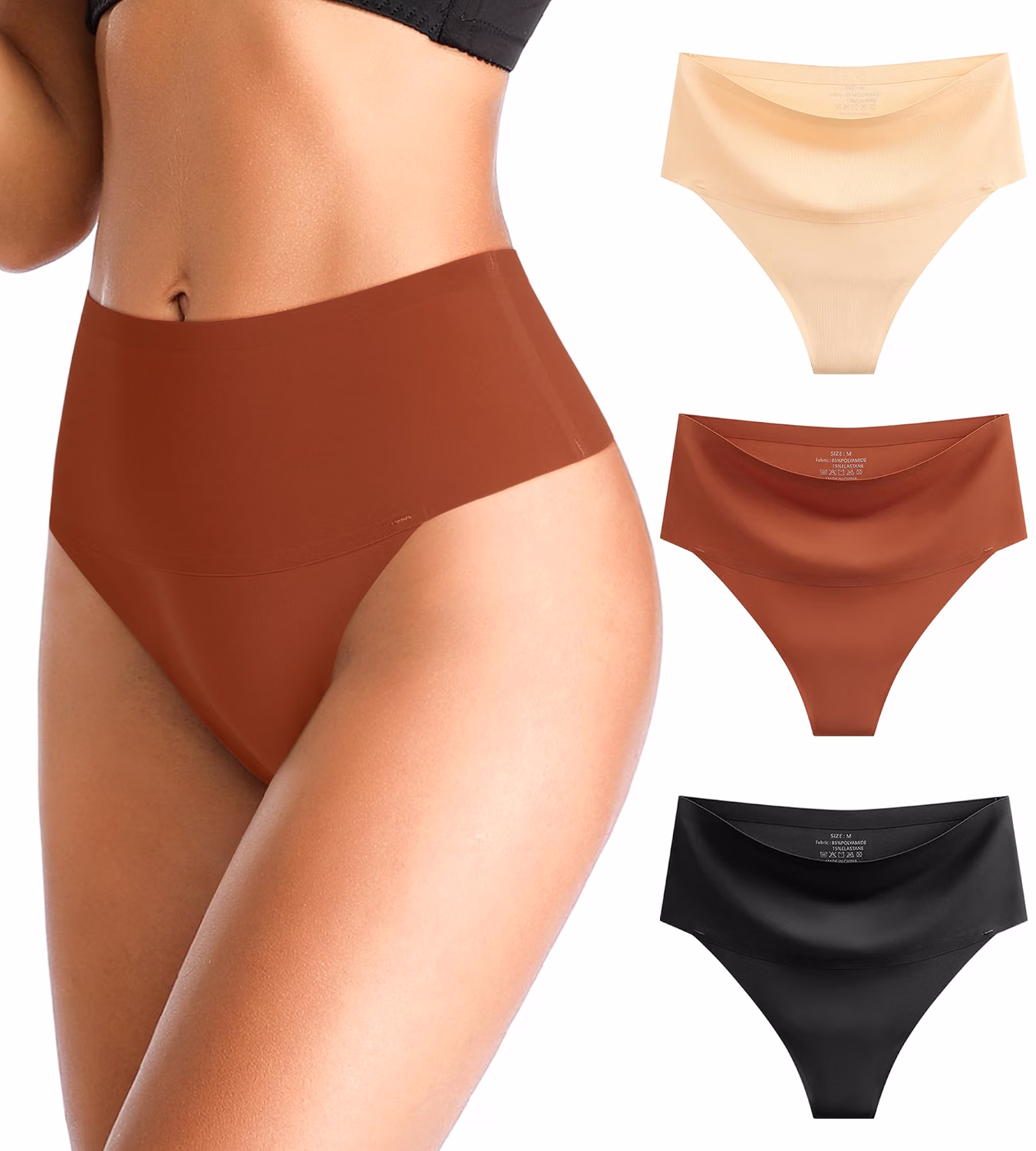 ANNYISON Seamless Lace Thongs for Women — image 9
