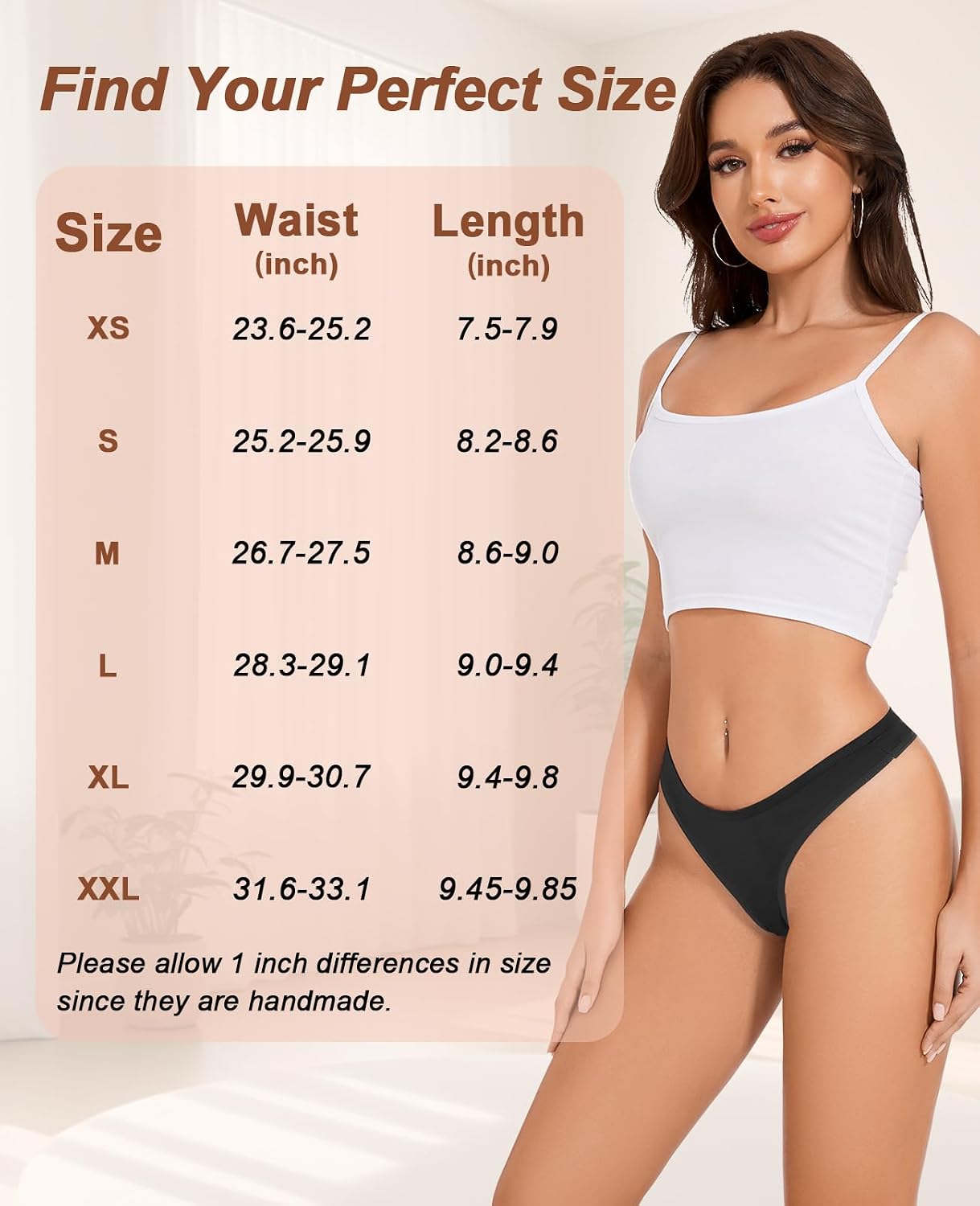 Sunm Boutique Cotton Thongs for Women Pack — image 6