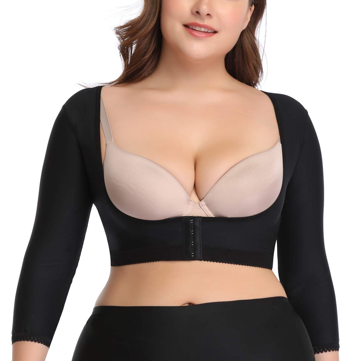 woahee Women's Plus Size Arm Shaper Compression Sleeve