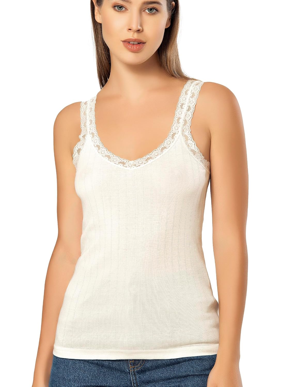 VAVONNE Cotton Airy Soft Camisole Tank Top — image 12