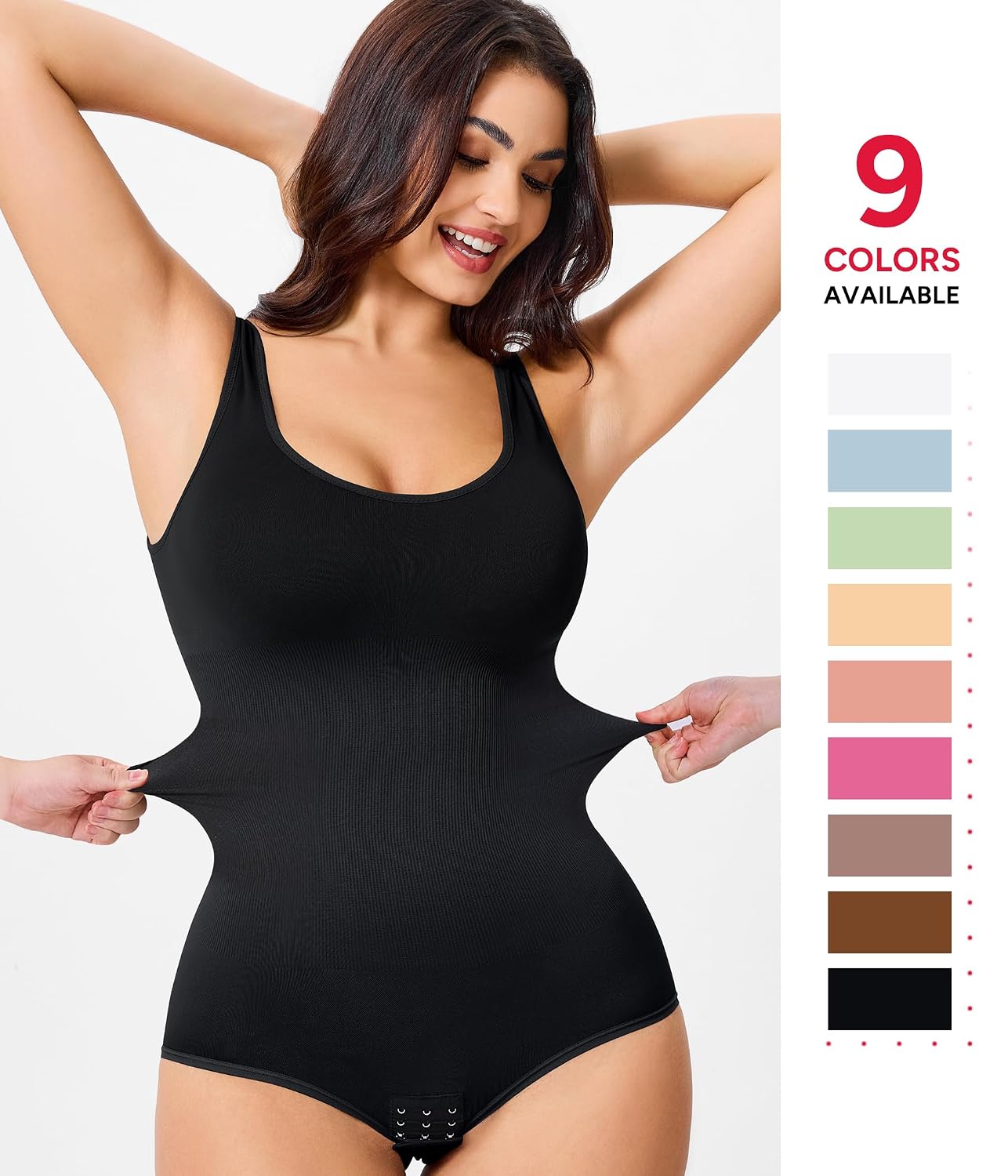 Nebility Women's Tummy Control Shapewear Bodysuit Waist Trainer — image 2