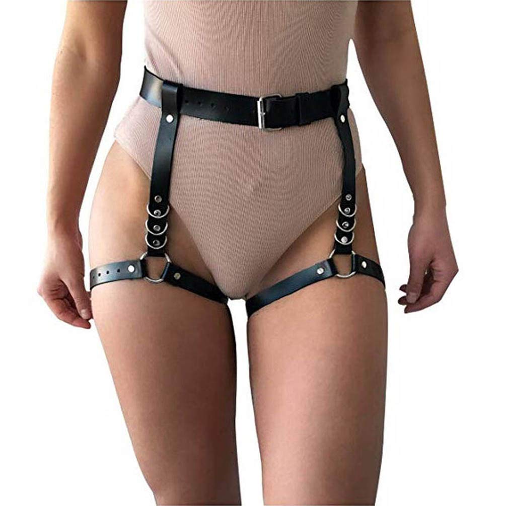 Pretishows PU Leather Leg Harness Waist Belt — image 2