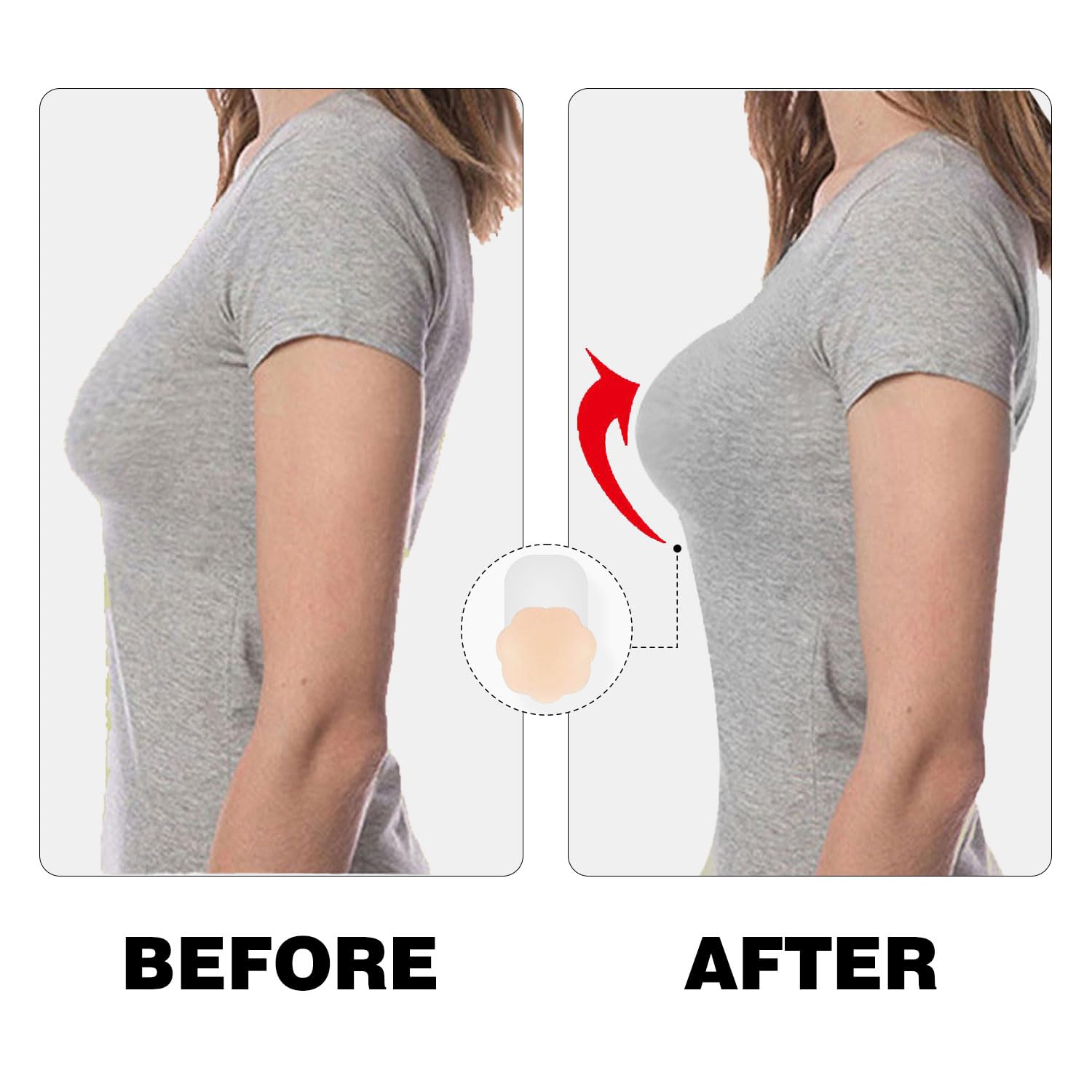 Hiramex Silicone Reusable Breast Lift Covers — image 4
