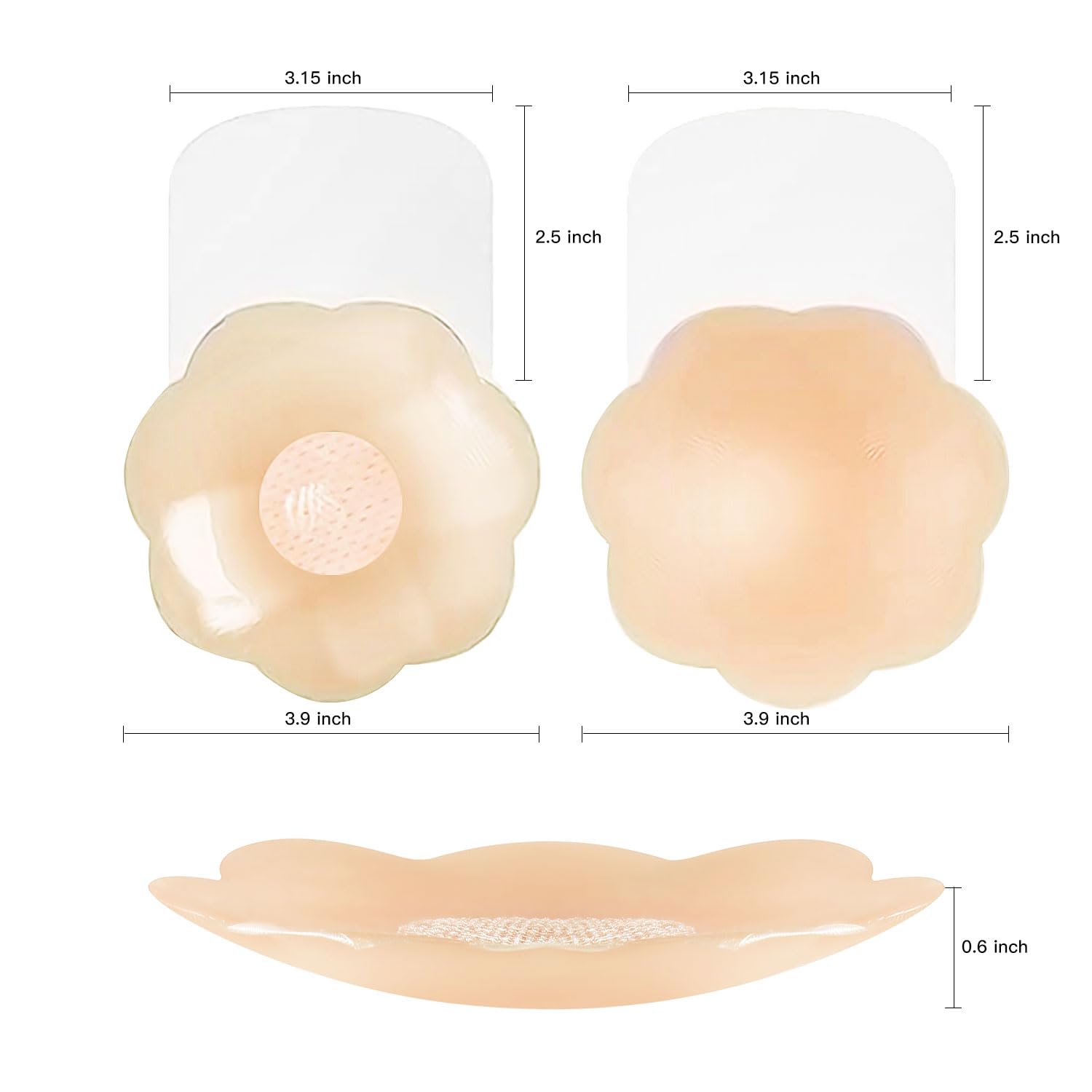 Hiramex Silicone Reusable Breast Lift Covers — image 5
