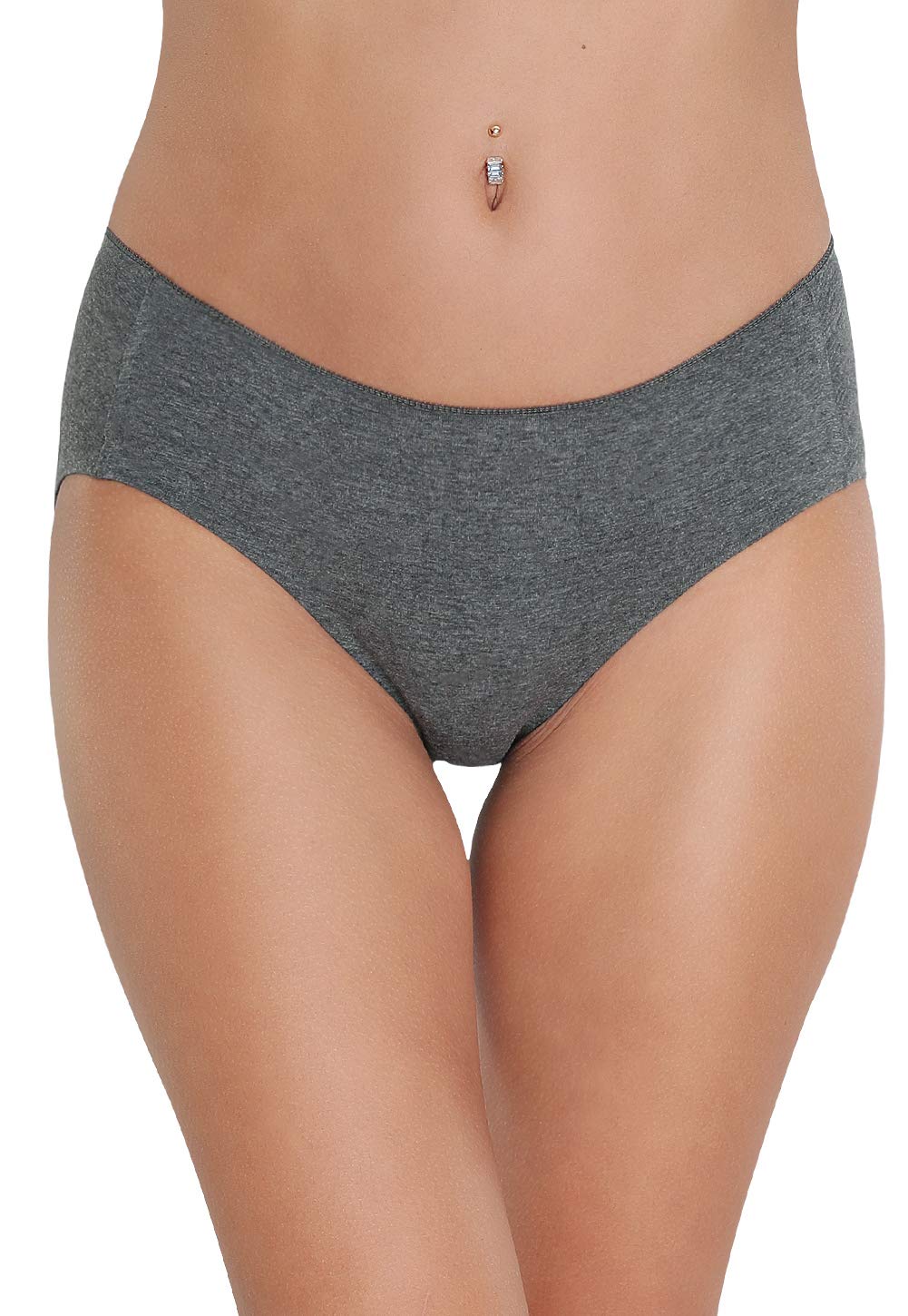 Altheanray Women's Seamless Cotton Bikini Panties 6-Pack — image 2