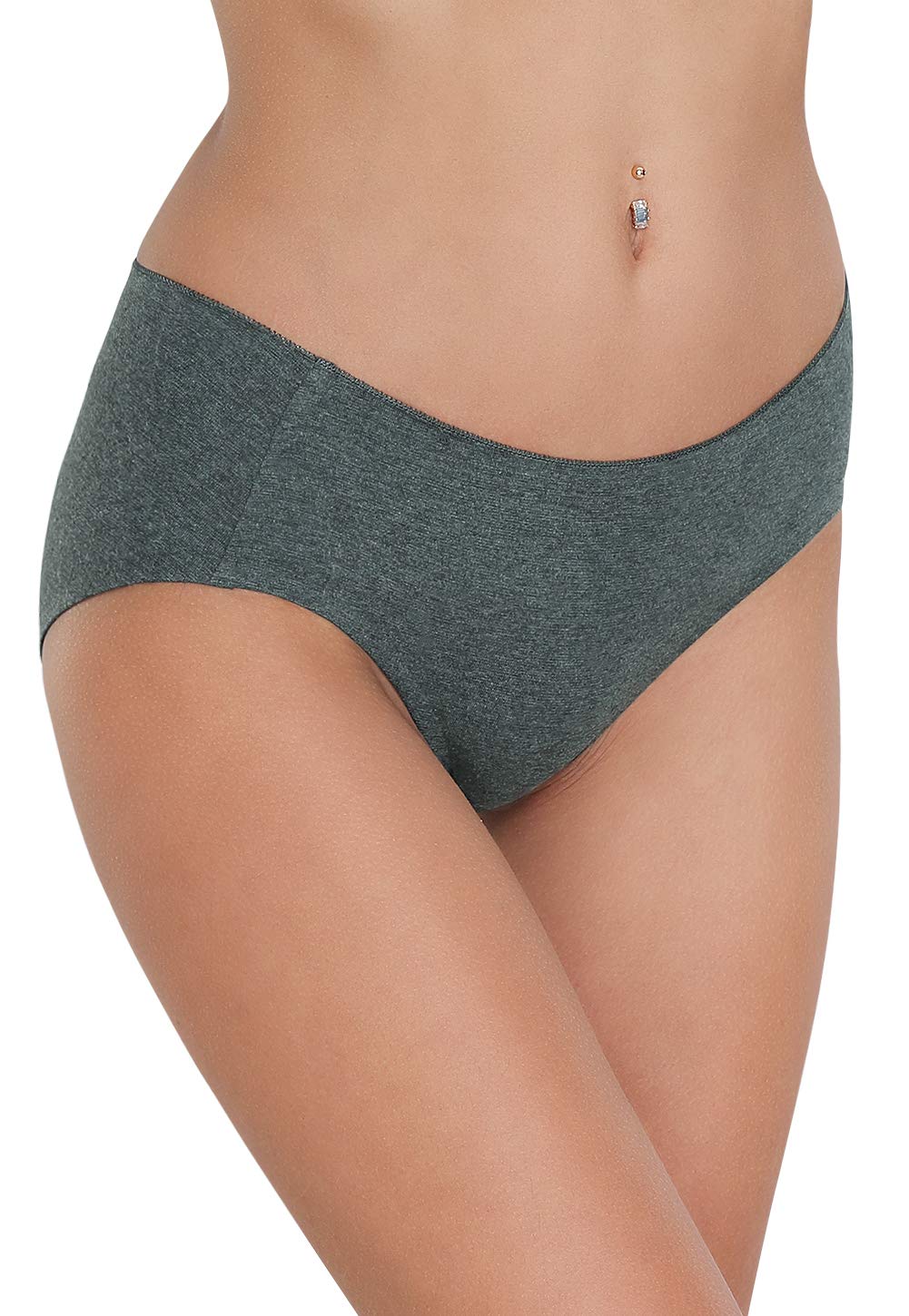 Altheanray Women's Seamless Cotton Bikini Panties 6-Pack — image 3