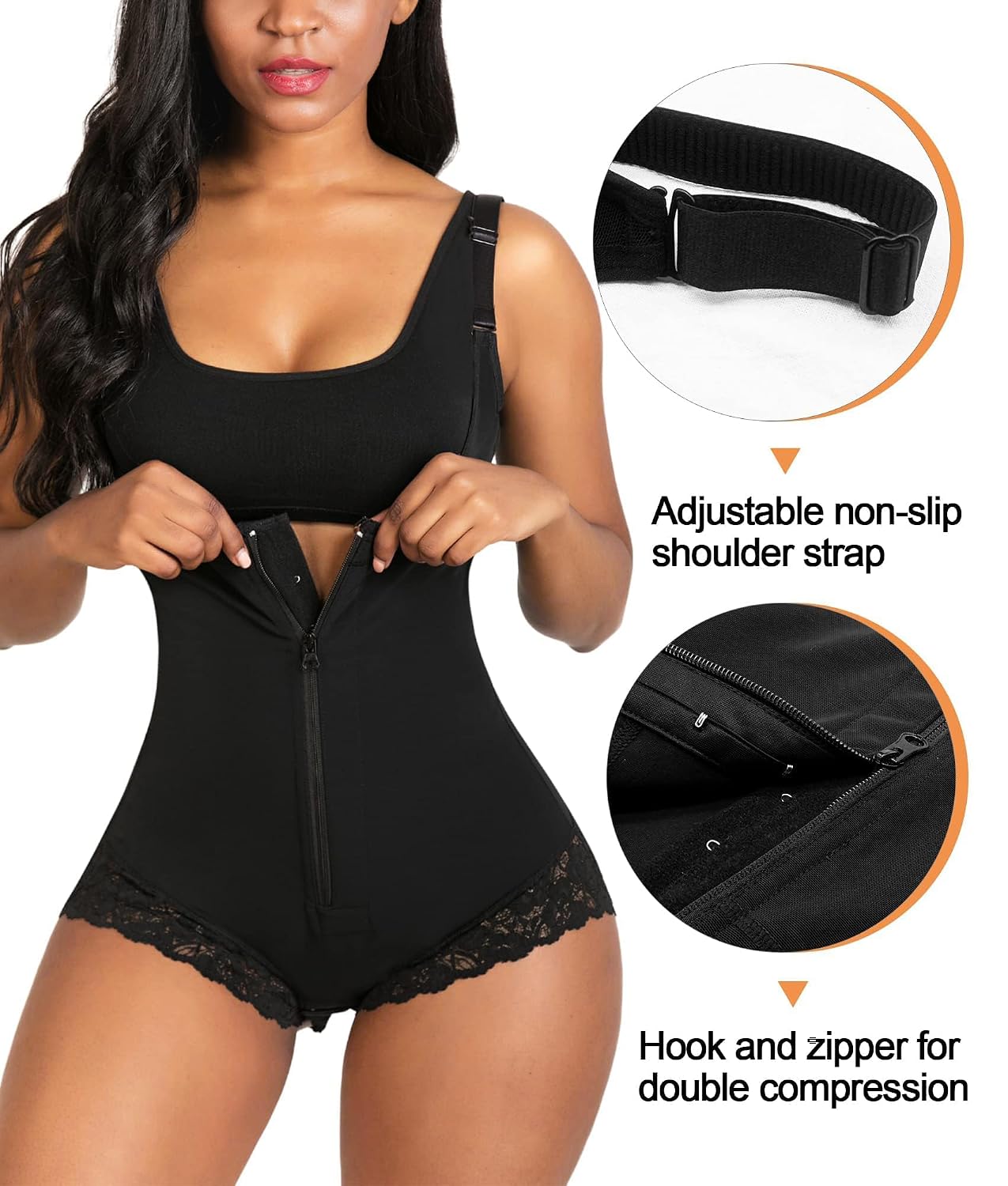 SHAPERX Colombian Faja Postpartum Tummy Control Body Shaper — image 3