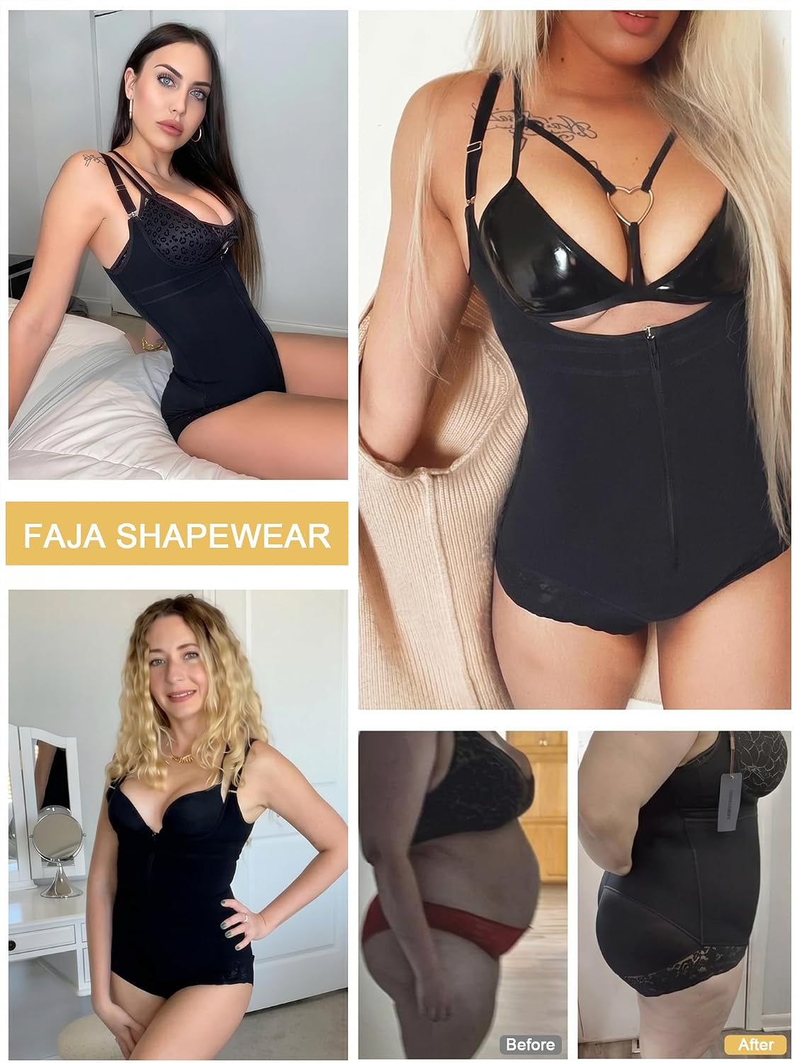 SHAPERX Colombian Faja Postpartum Tummy Control Body Shaper — image 5