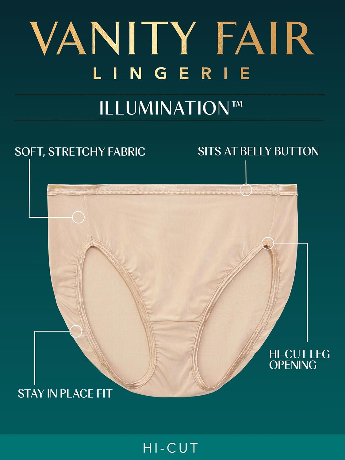 Vanity Fair Illumination Hi-Cut Panties — image 4