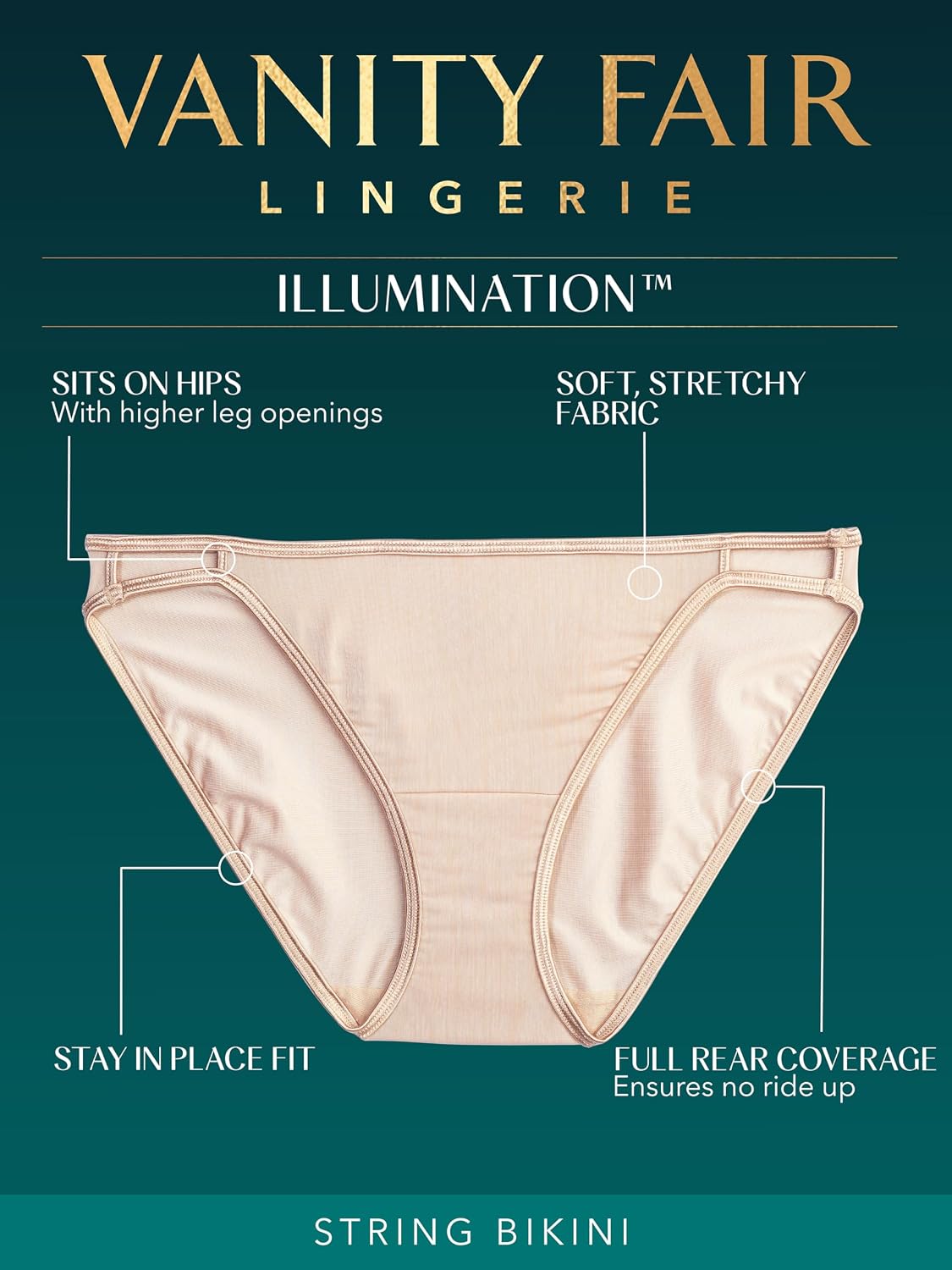 Vanity Fair Illumination String Bikini Panties — image 4