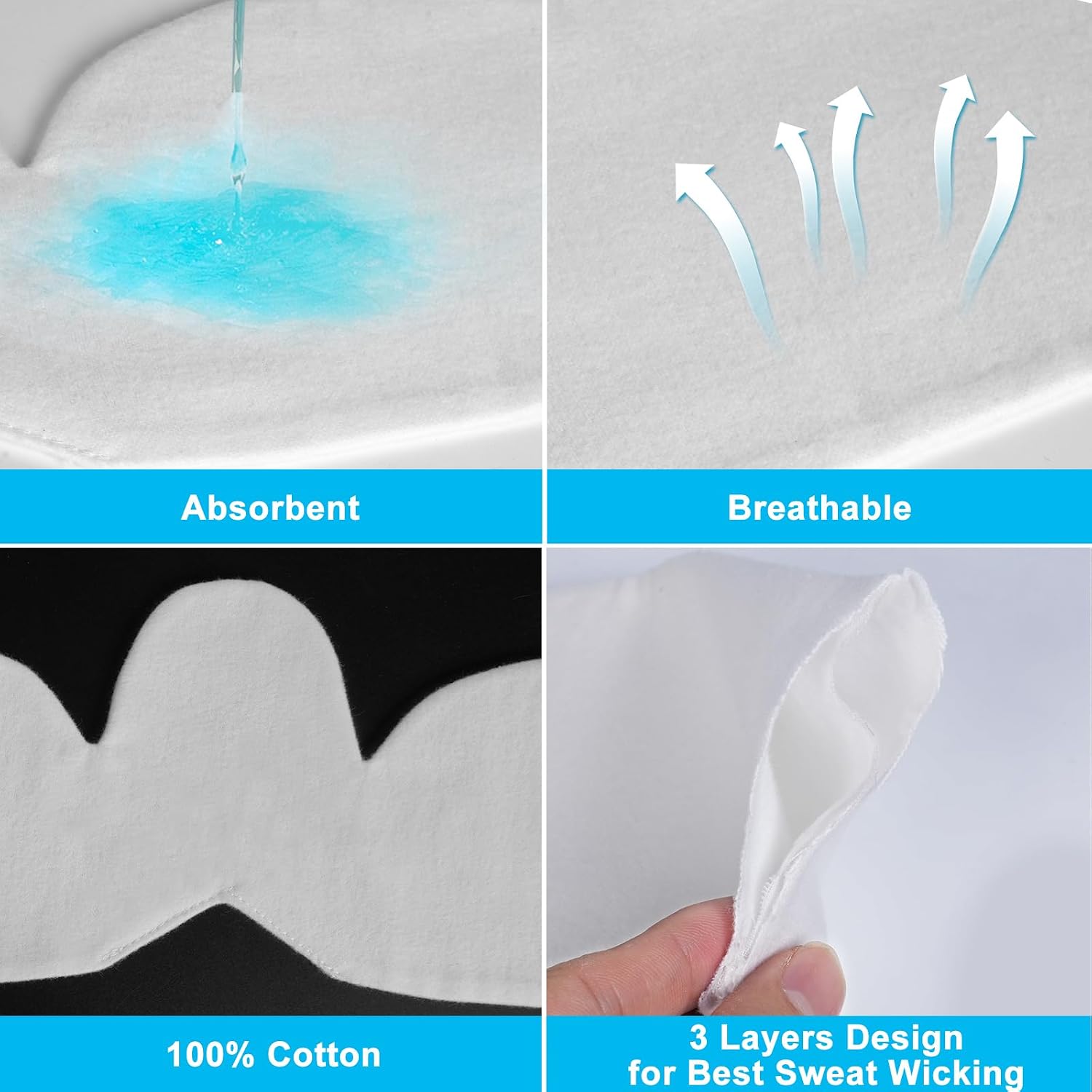 KimYoung Reusable Cotton Bra Liners — image 3