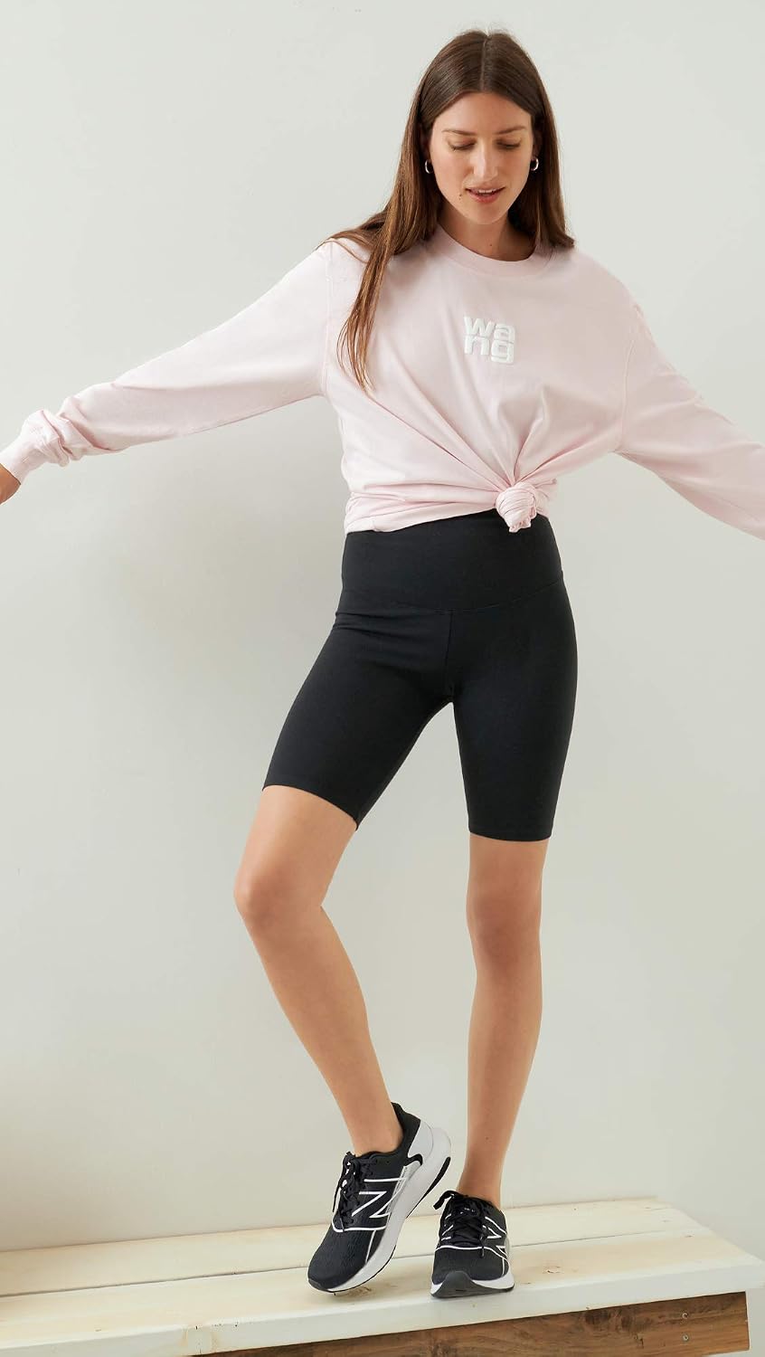 Yummie Cotton Stretch Shaping Biker Shorts for Women — image 2