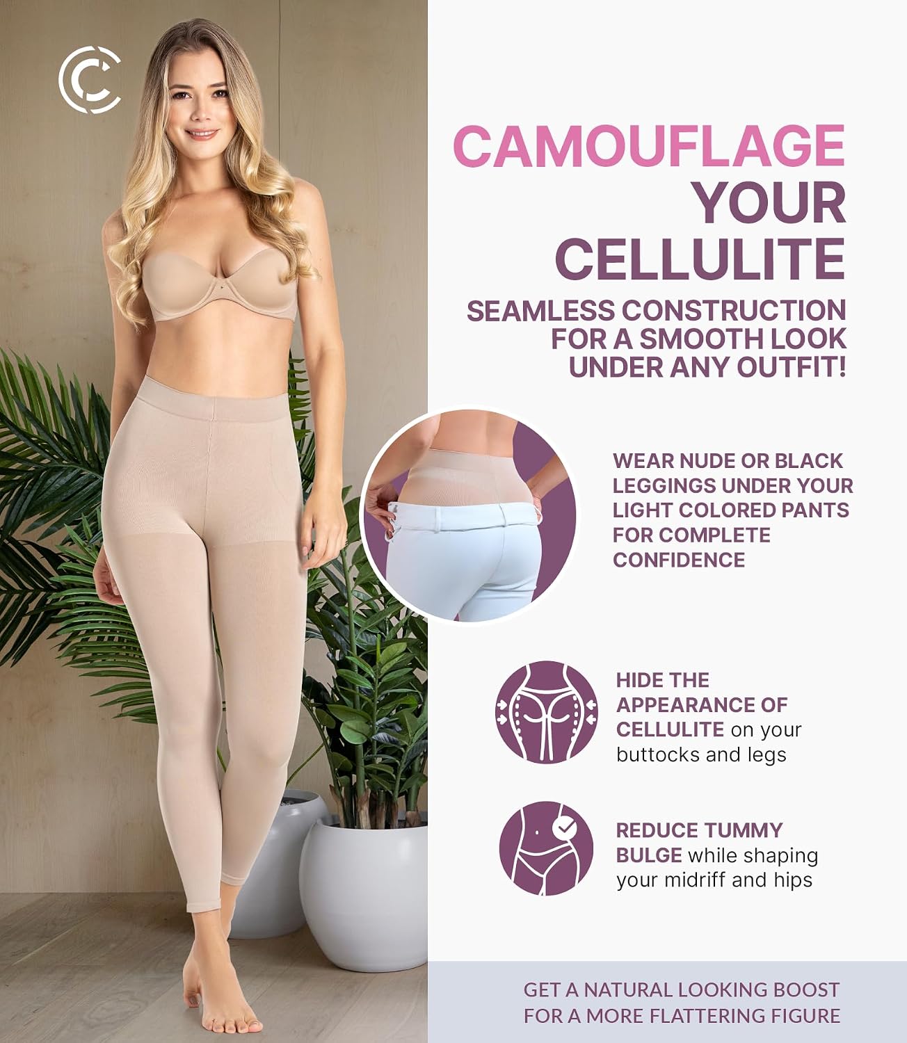 CURVEEZ Mid Waisted Tummy Control Shapewear Briefs — image 5