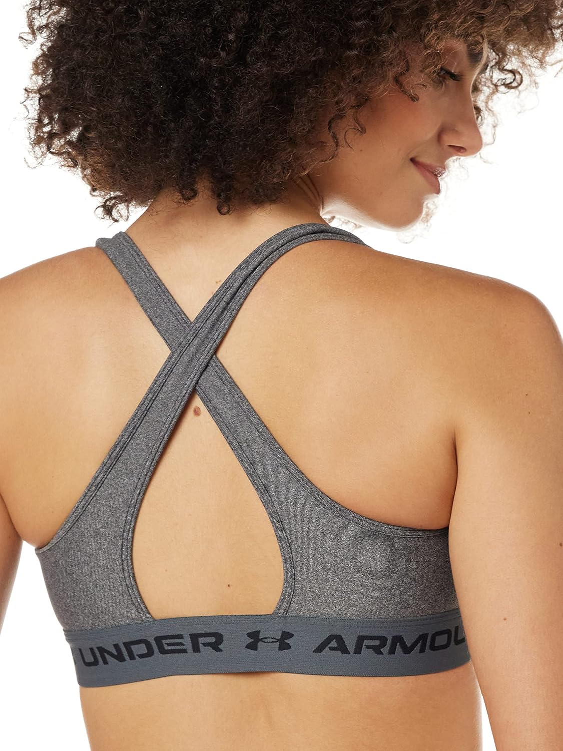 Under Armour Women's Crossback Mid Impact Sports Bra — image 3