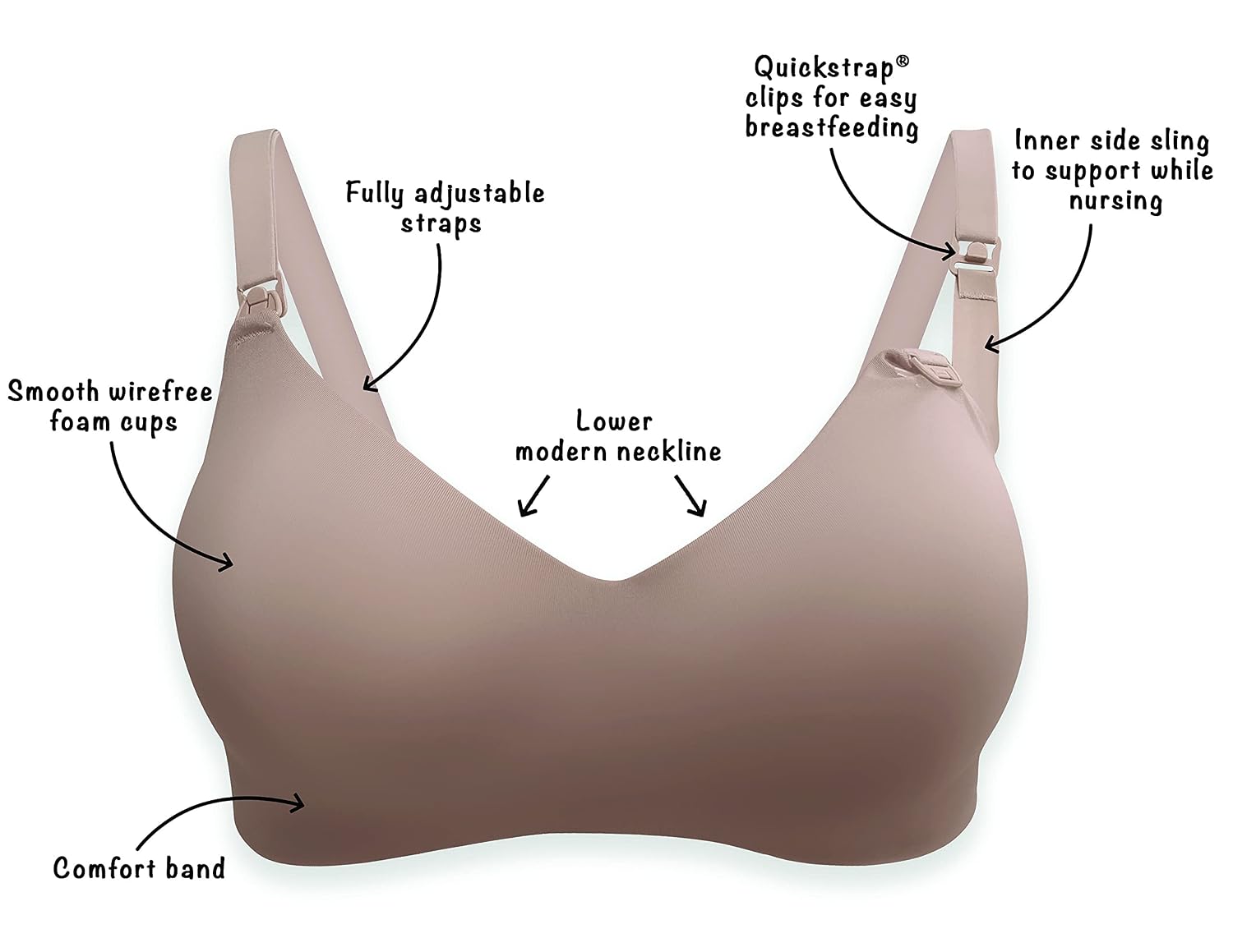 Playtex Nursing Pure Comfort Shaping Wirefree Bra — image 8