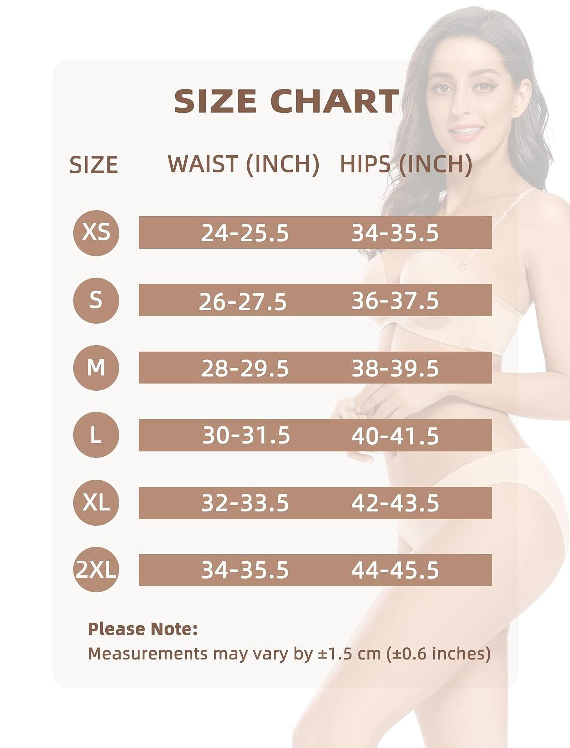 Voenxe Seamless Invisible Bikini Panties 5 Pack — image 7