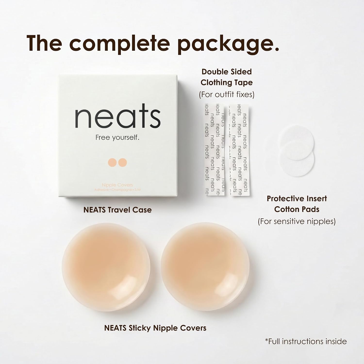 NEATS Reusable Silicone Bra Pasties — image 6