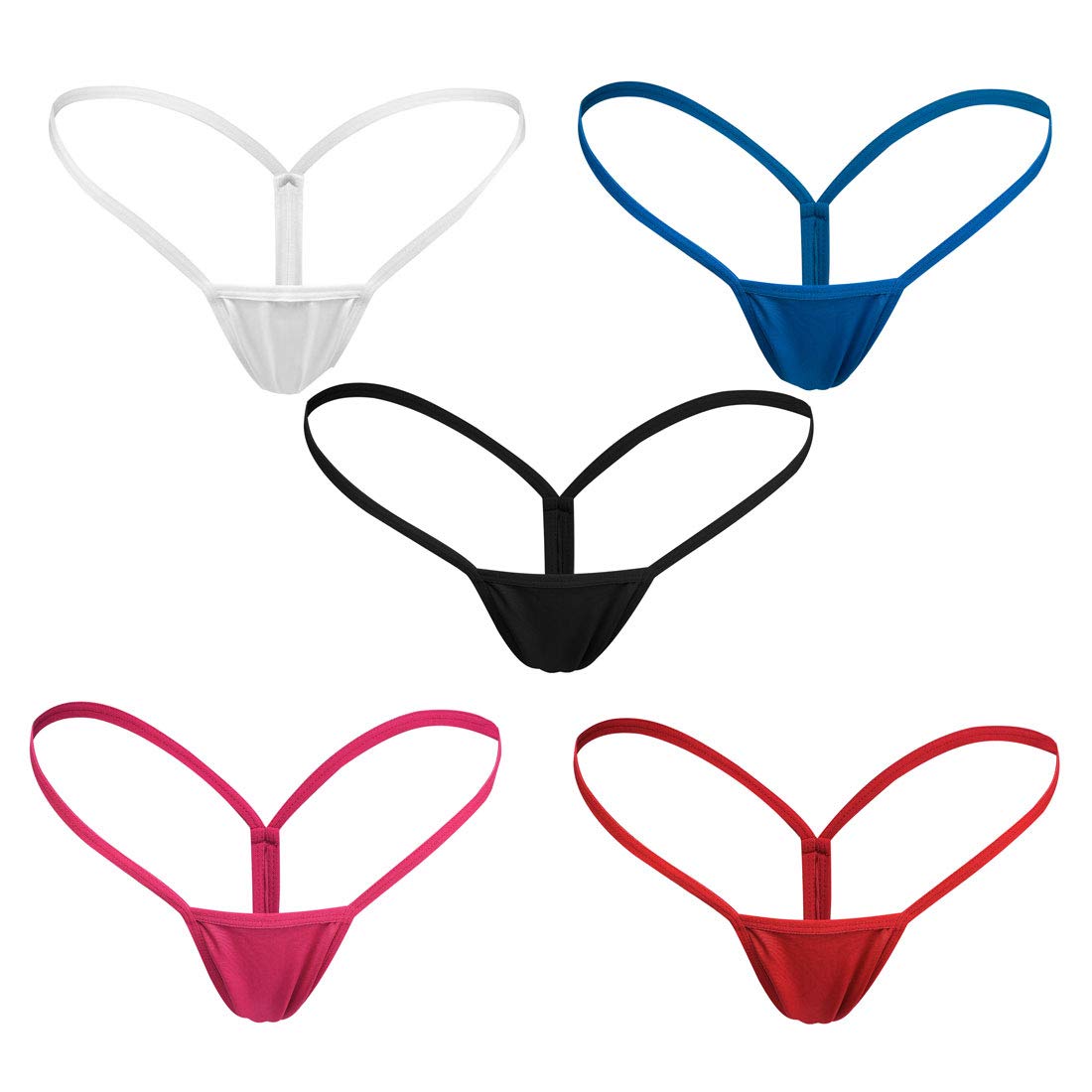 Justgoo Women's Low Rise G-String Cotton Thong — image 4