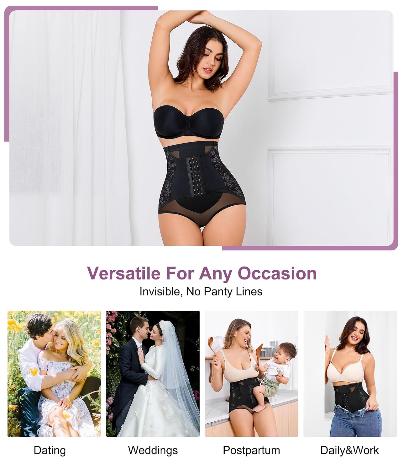 YERKOAD High Waist Tummy Control Shapewear — image 6