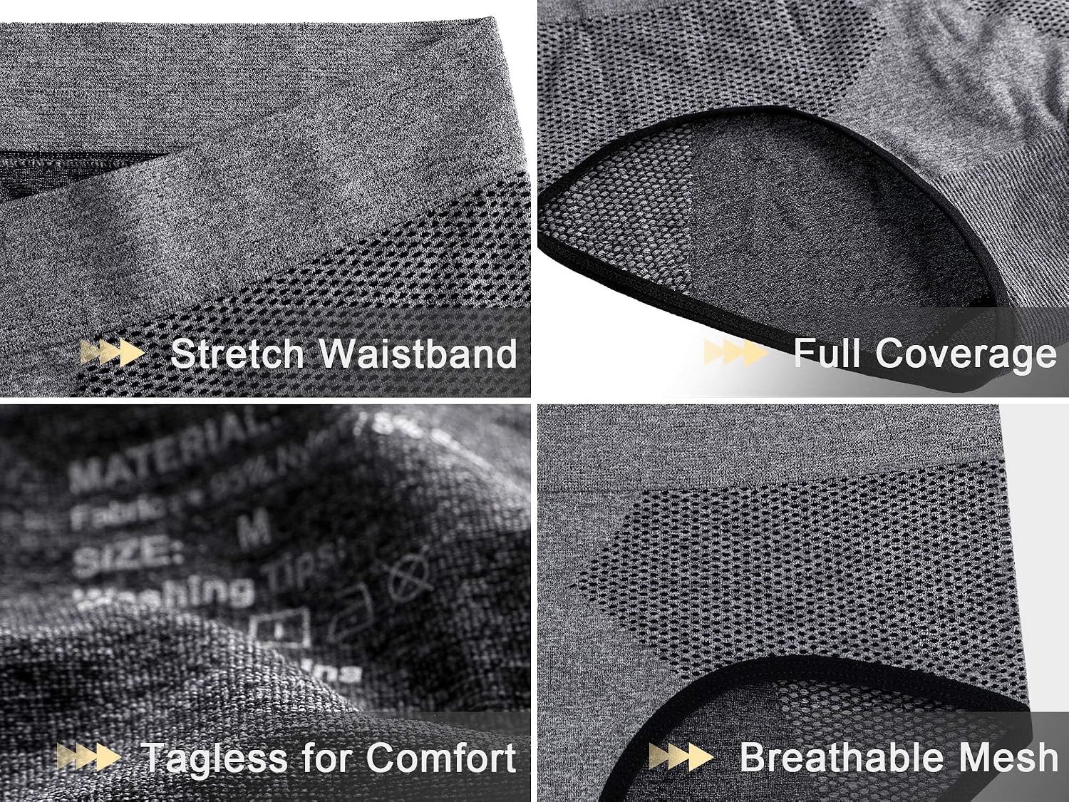 Ocojoce Women's Breathable Wicking Hipster Panties — image 5