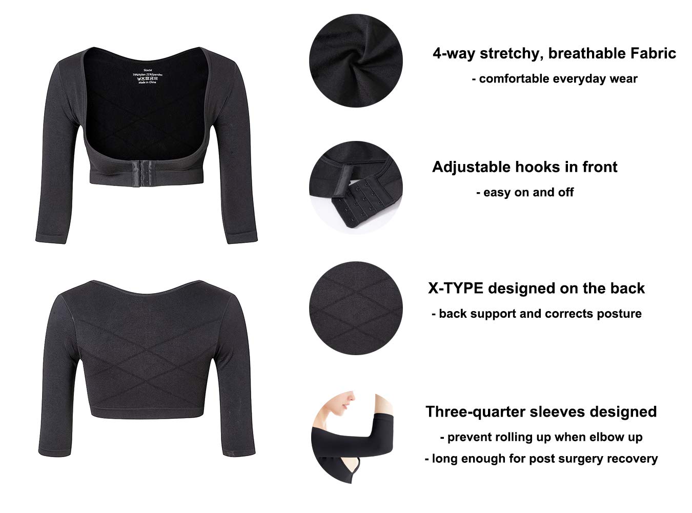 KSKshape Arm Compression Sleeves Shapewear — image 5
