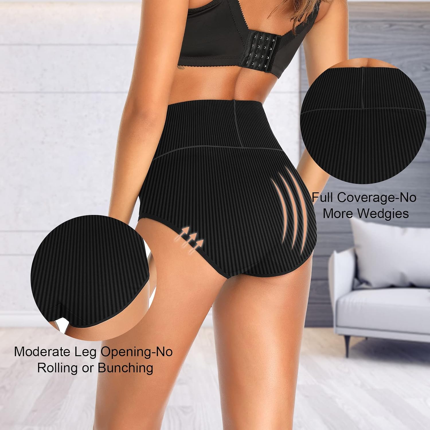 UMMISS High Waisted Tummy Control Panties — image 4