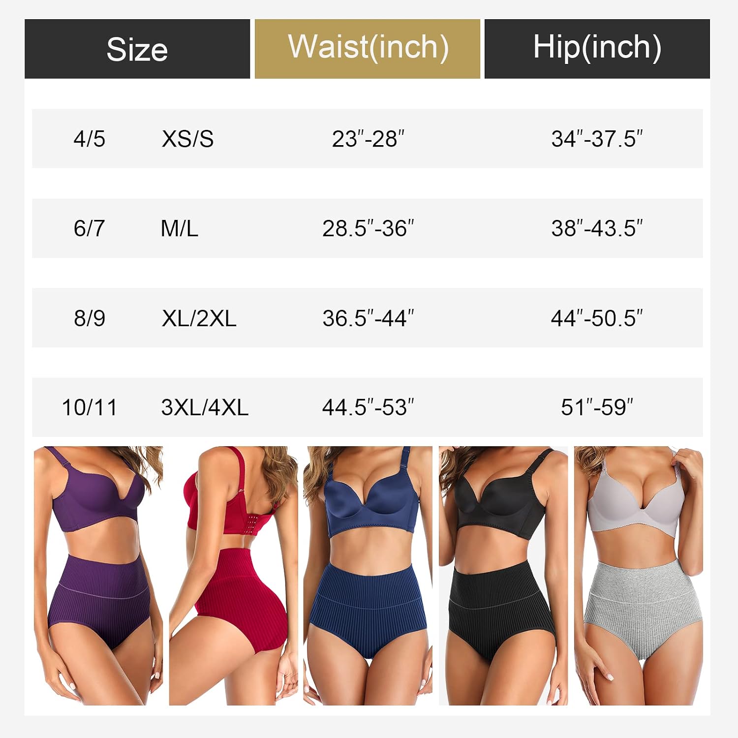 UMMISS High Waisted Tummy Control Panties — image 5