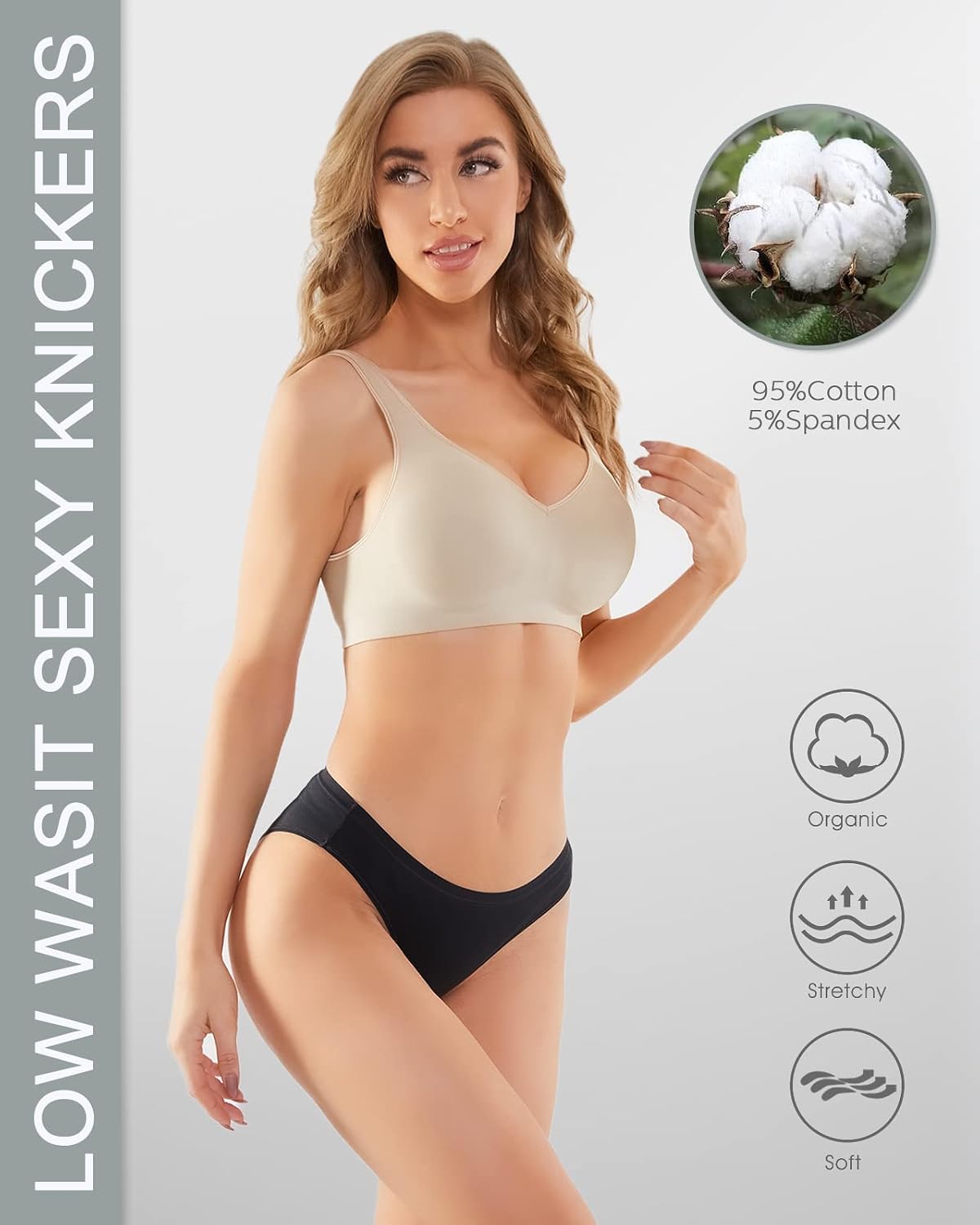 YADIFEN Cotton Hipster Panties for Women — image 2