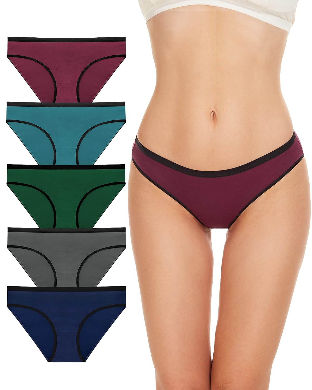 YADIFEN Cotton Hipster Panties for Women — image 8