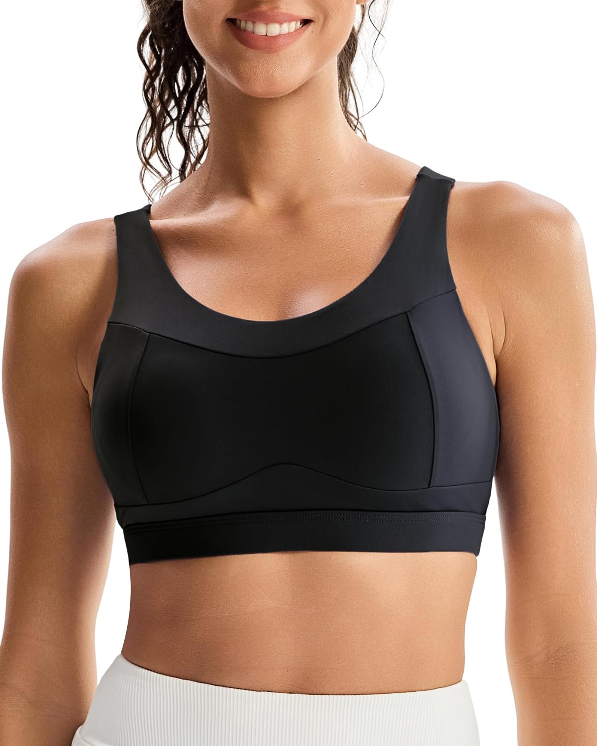 RUNNING GIRL High Impact Racerback Sports Bra