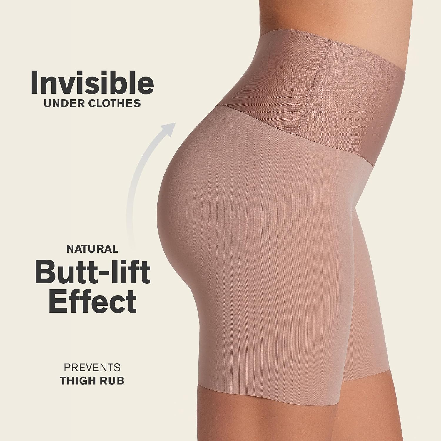 Leonisa Seamless High Waisted Shapewear Shorts — image 3