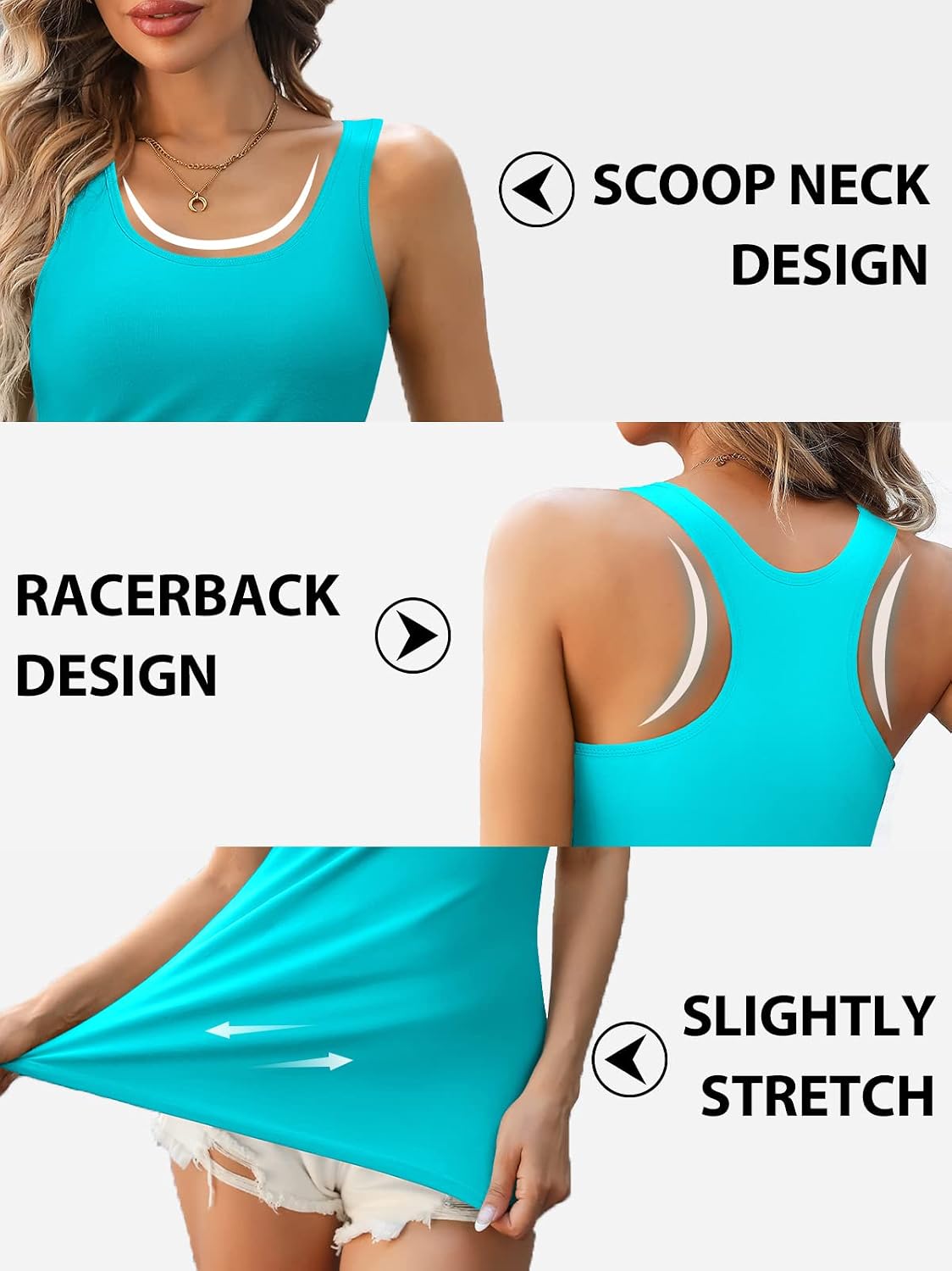 V FOR CITY Unpadded Shelf Bra Tank Top — image 5