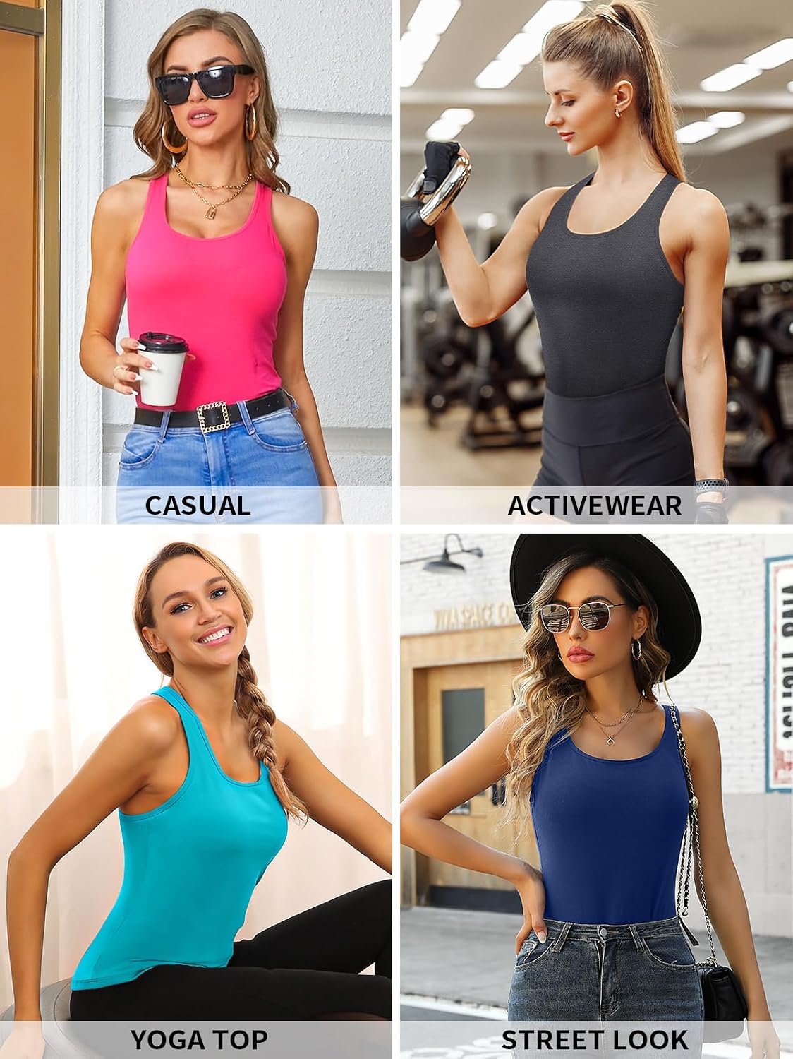 V FOR CITY Unpadded Shelf Bra Tank Top — image 8