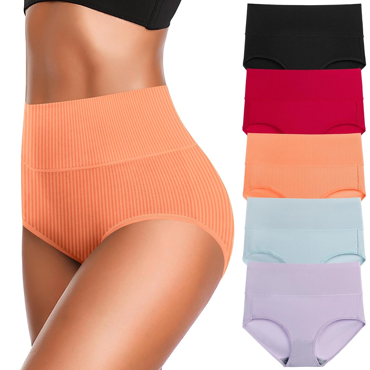 JojoQueen High Waist Cotton Full Coverage Briefs — image 8