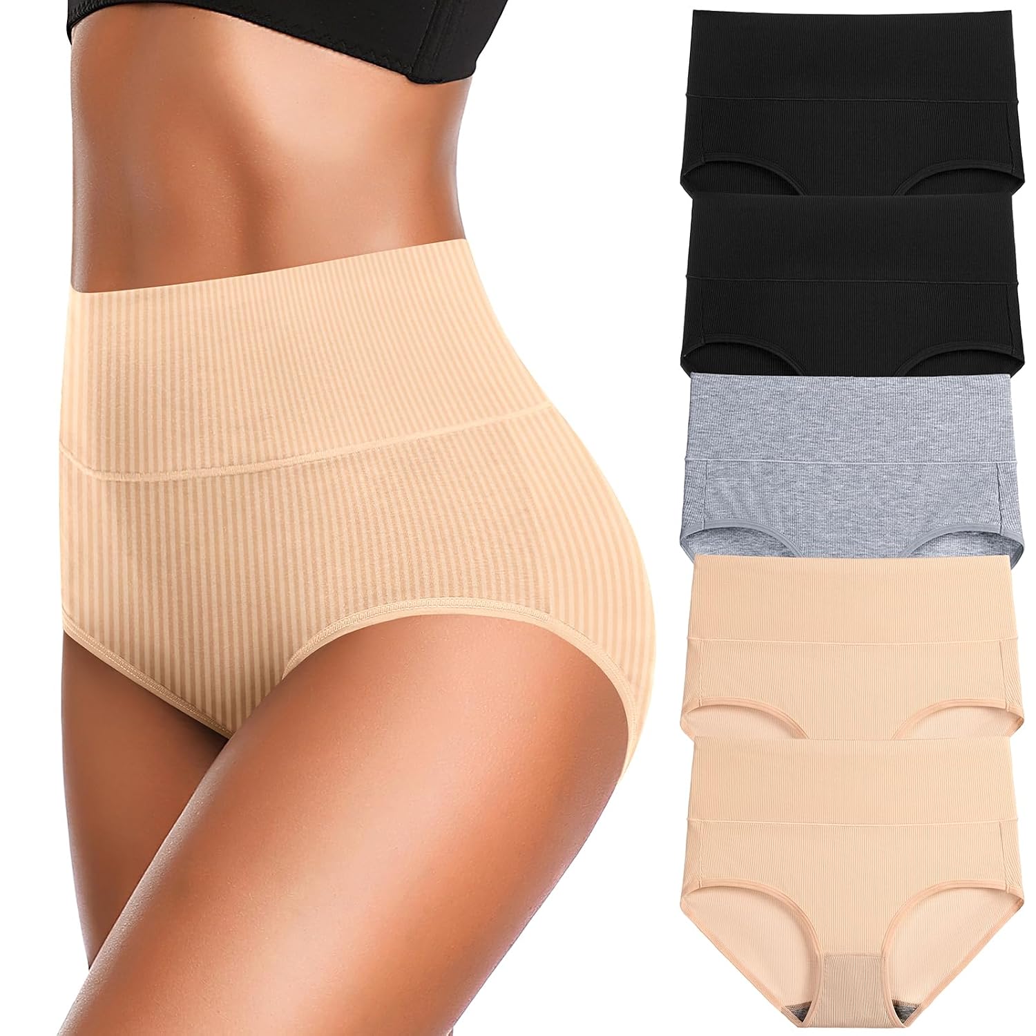 JojoQueen High Waist Cotton Full Coverage Briefs — image 9