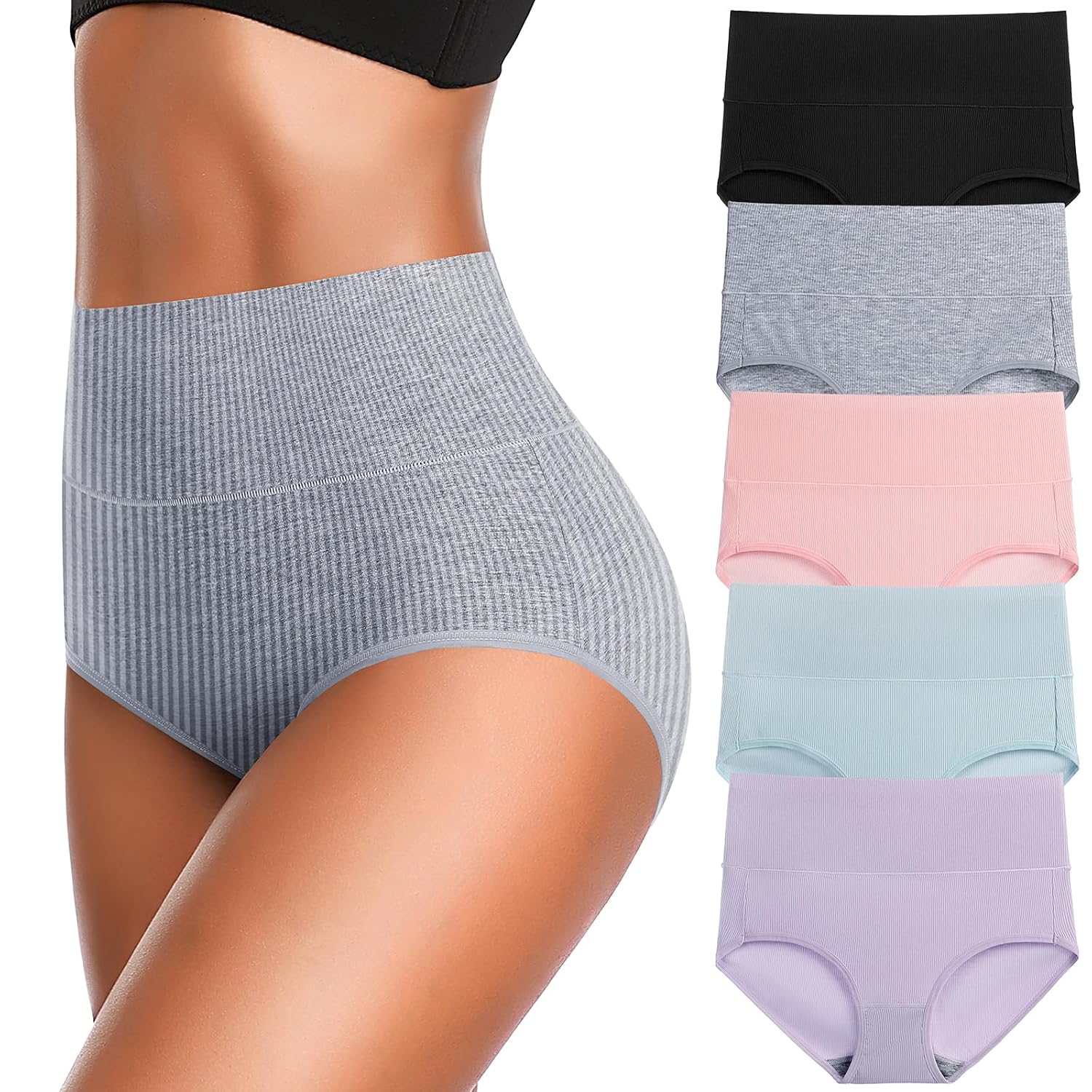 JojoQueen High Waist Cotton Full Coverage Briefs — image 11