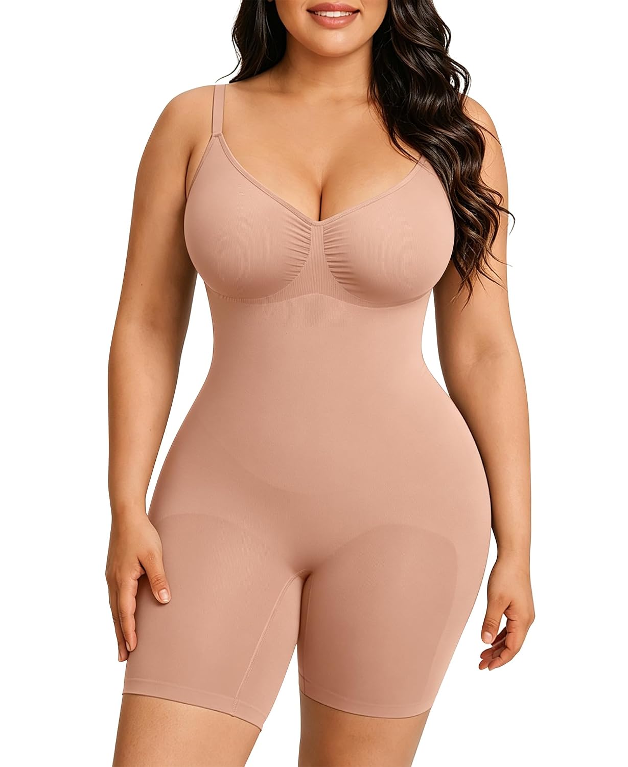FeelinGirl Seamless Tummy Control Shaper Bodysuit