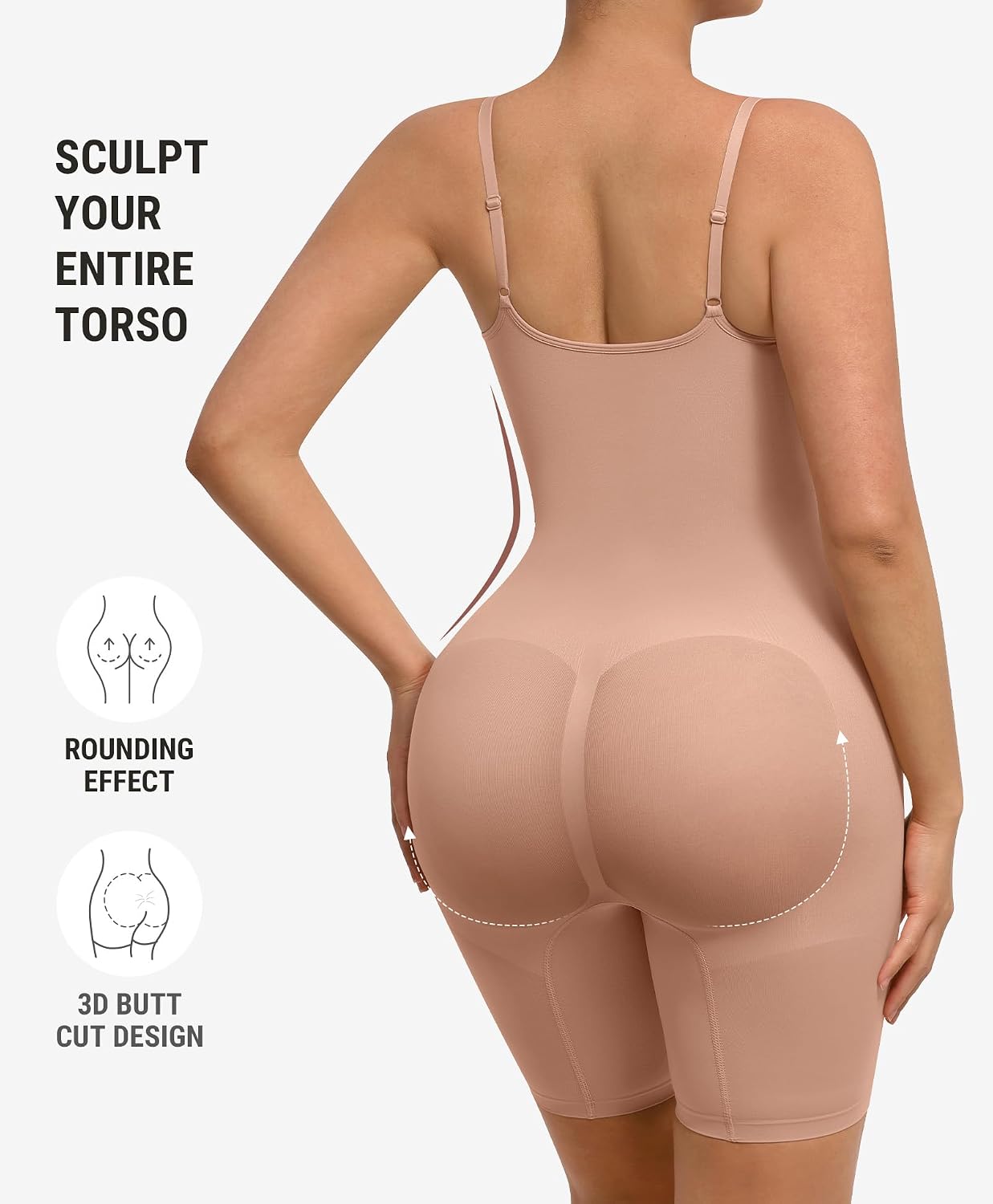 FeelinGirl Seamless Tummy Control Shaper Bodysuit — image 2