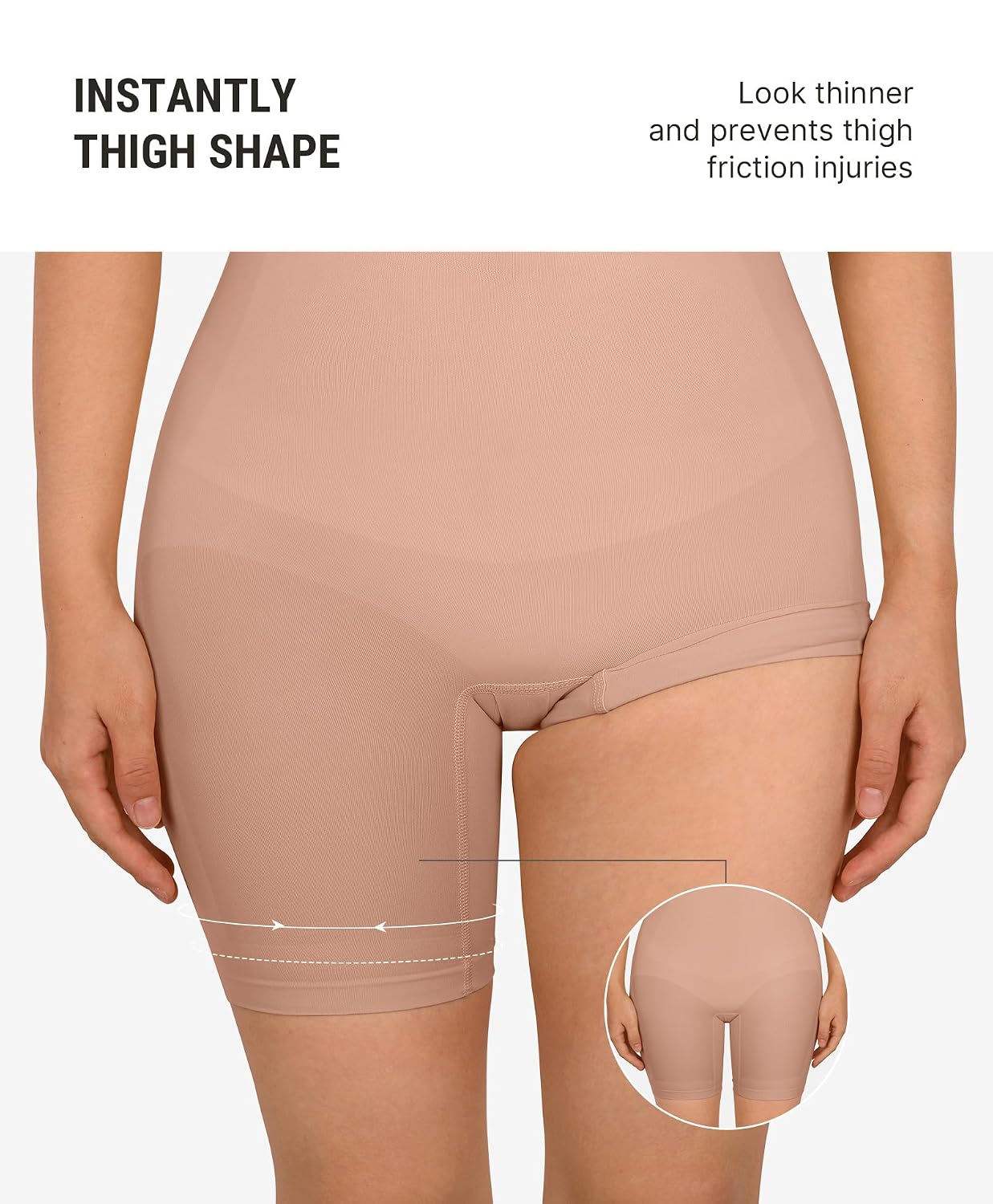 FeelinGirl Seamless Tummy Control Shaper Bodysuit — image 4