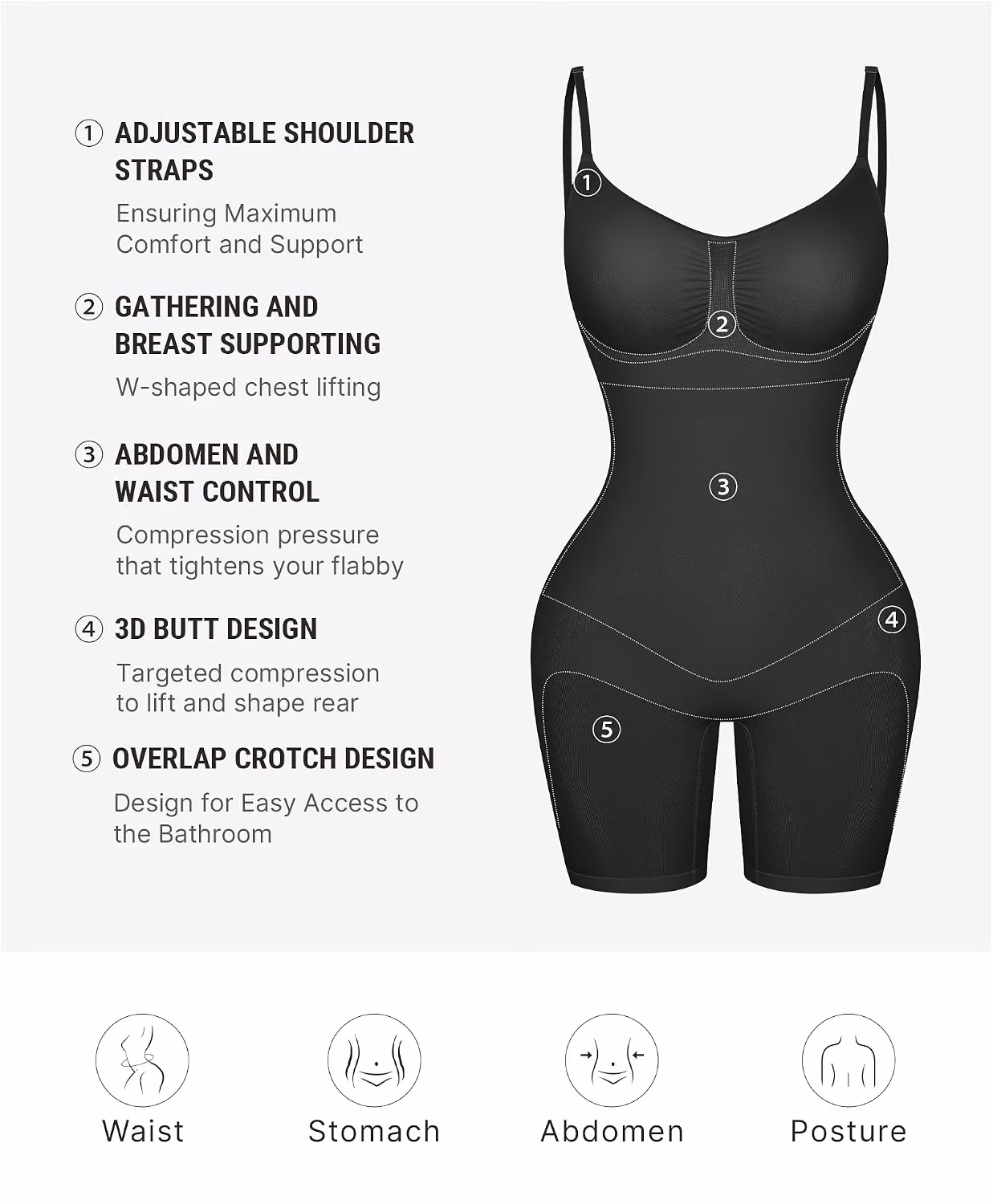 FeelinGirl Seamless Tummy Control Bodysuit — image 6