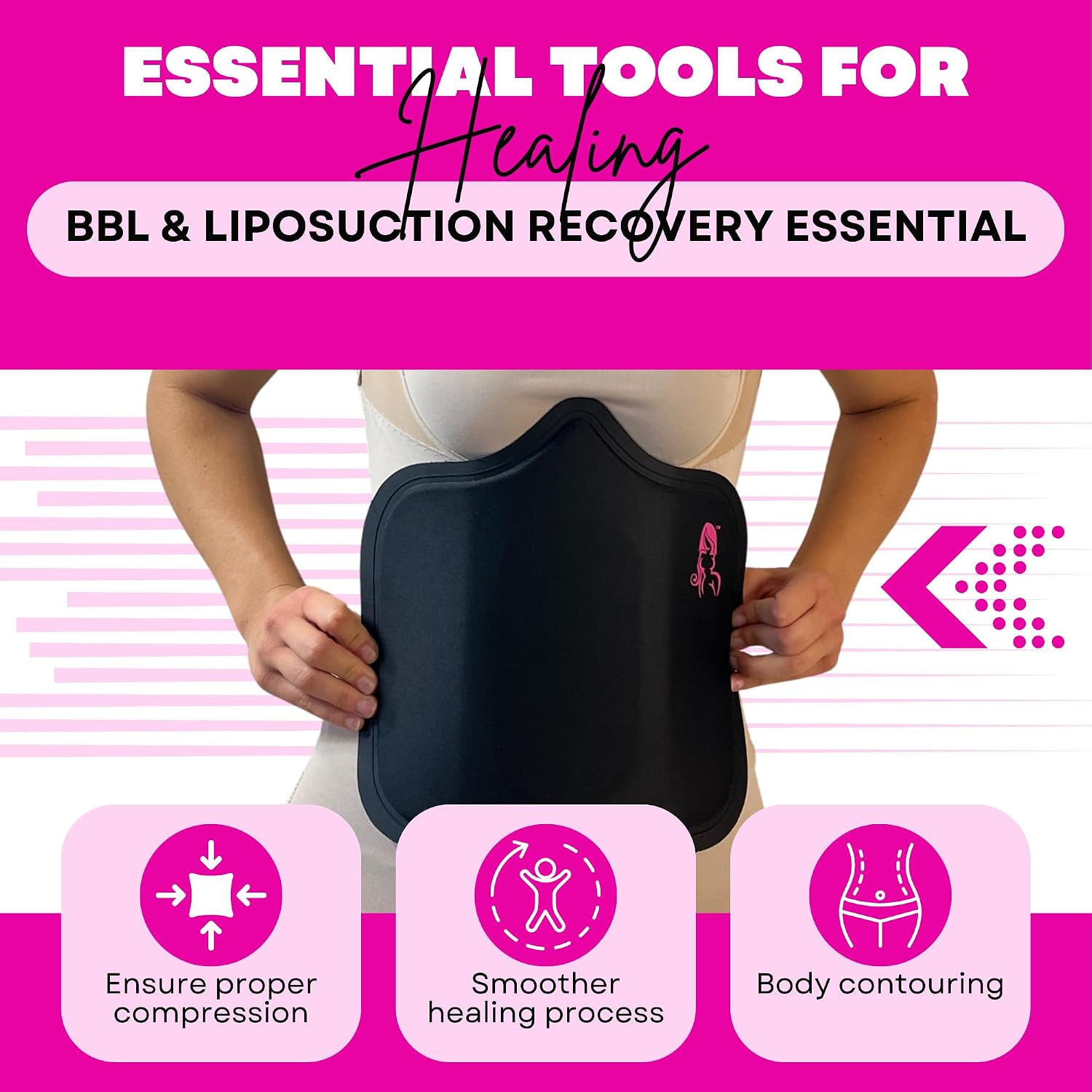 Bombshell Booty Pillow Lipo Foam Abdominal Board — image 3