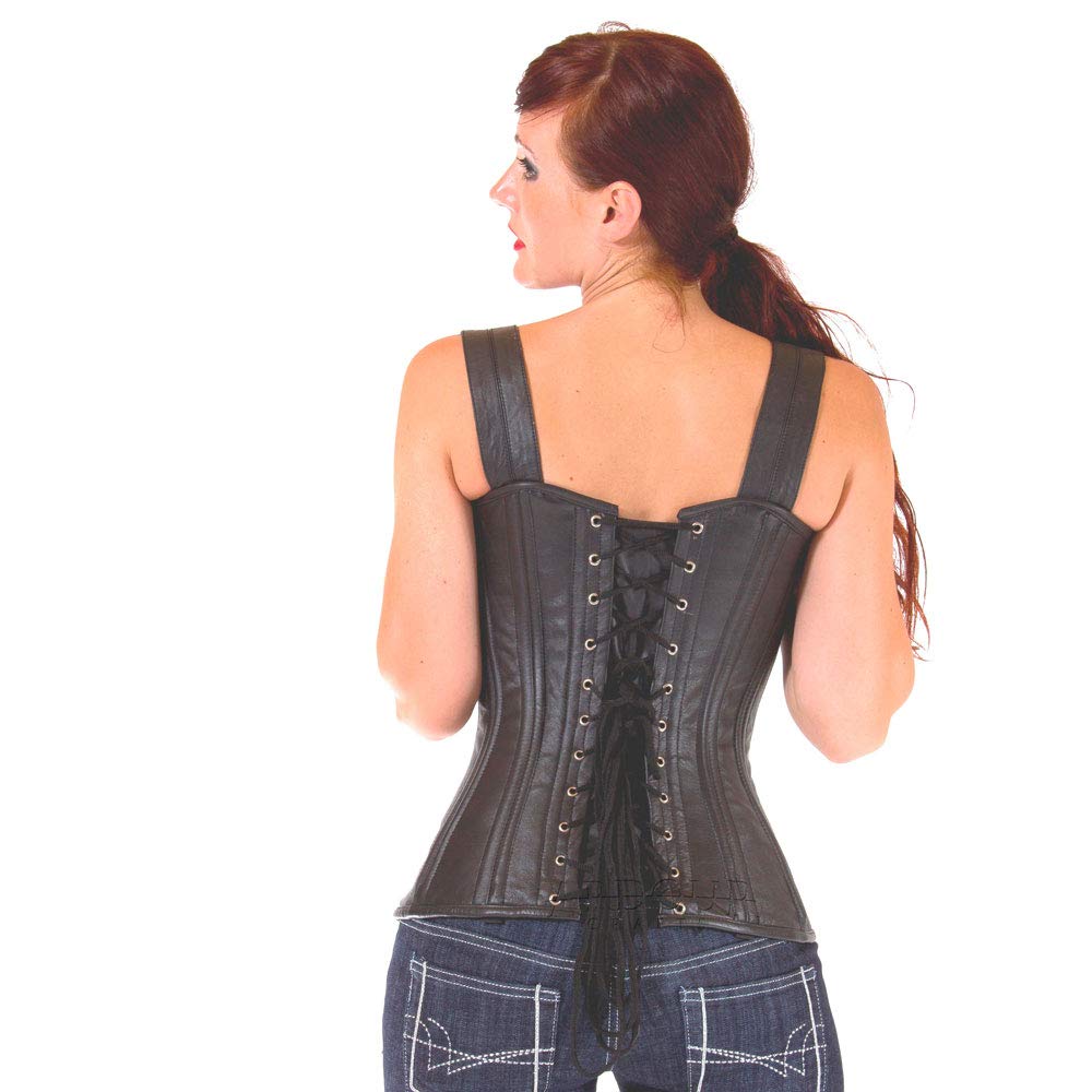 LEATHER BOND Genuine Sheep Leather Overbust Corset — image 3