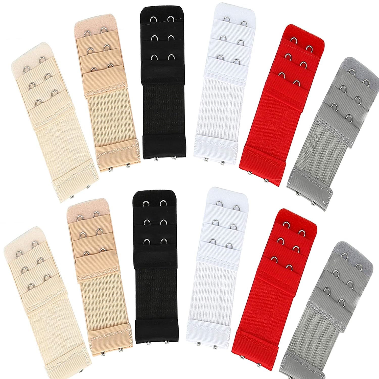 DAGUANZHI Bra Extenders 3 Rows 2 Hooks