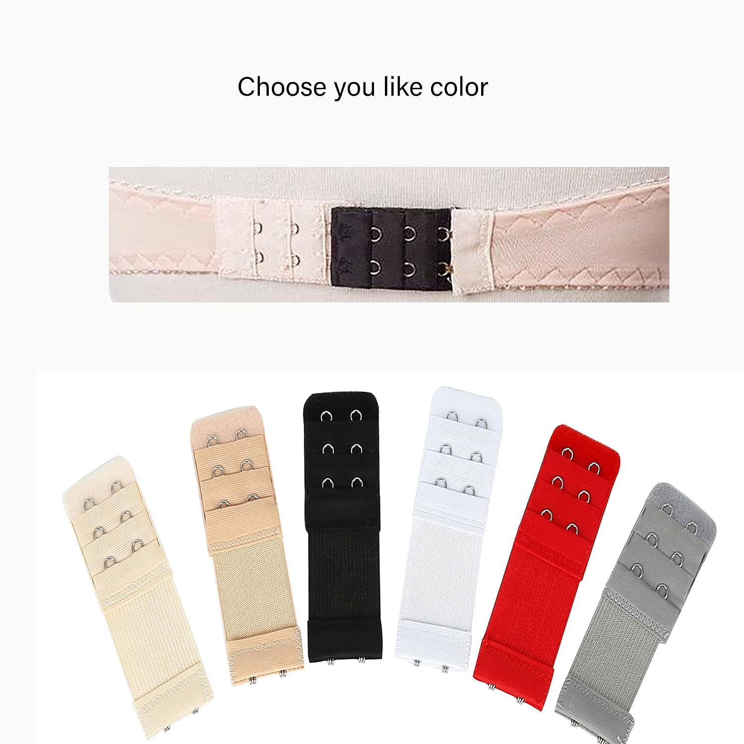 DAGUANZHI Bra Extenders 3 Rows 2 Hooks — image 7